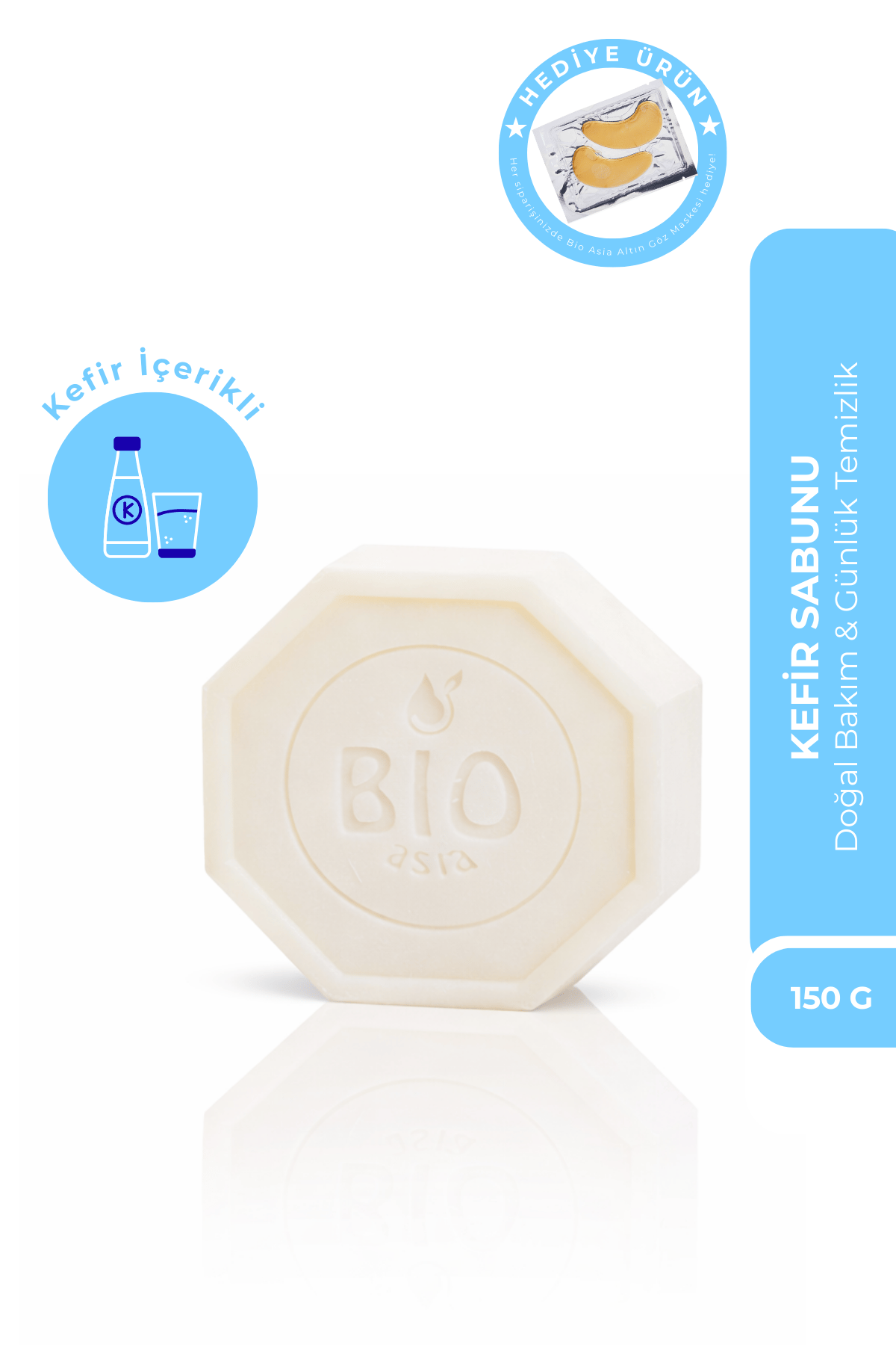Bio AsiaBio Asia Kefir Sabunu – Cilt Bariyerini Güçlendiren Probiyotik Etkili Sabun 150 gr