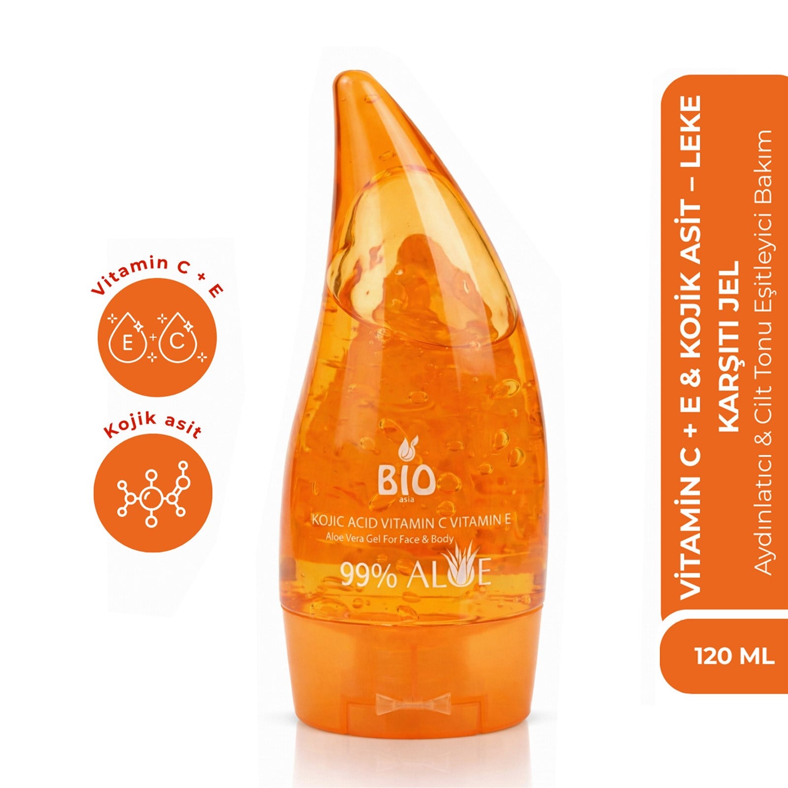 Bio AsiaBio Asia Leke Açıcı & Parlatıcı Jel – Kojic Acid Destekli Cilt Bakımı 120 ml