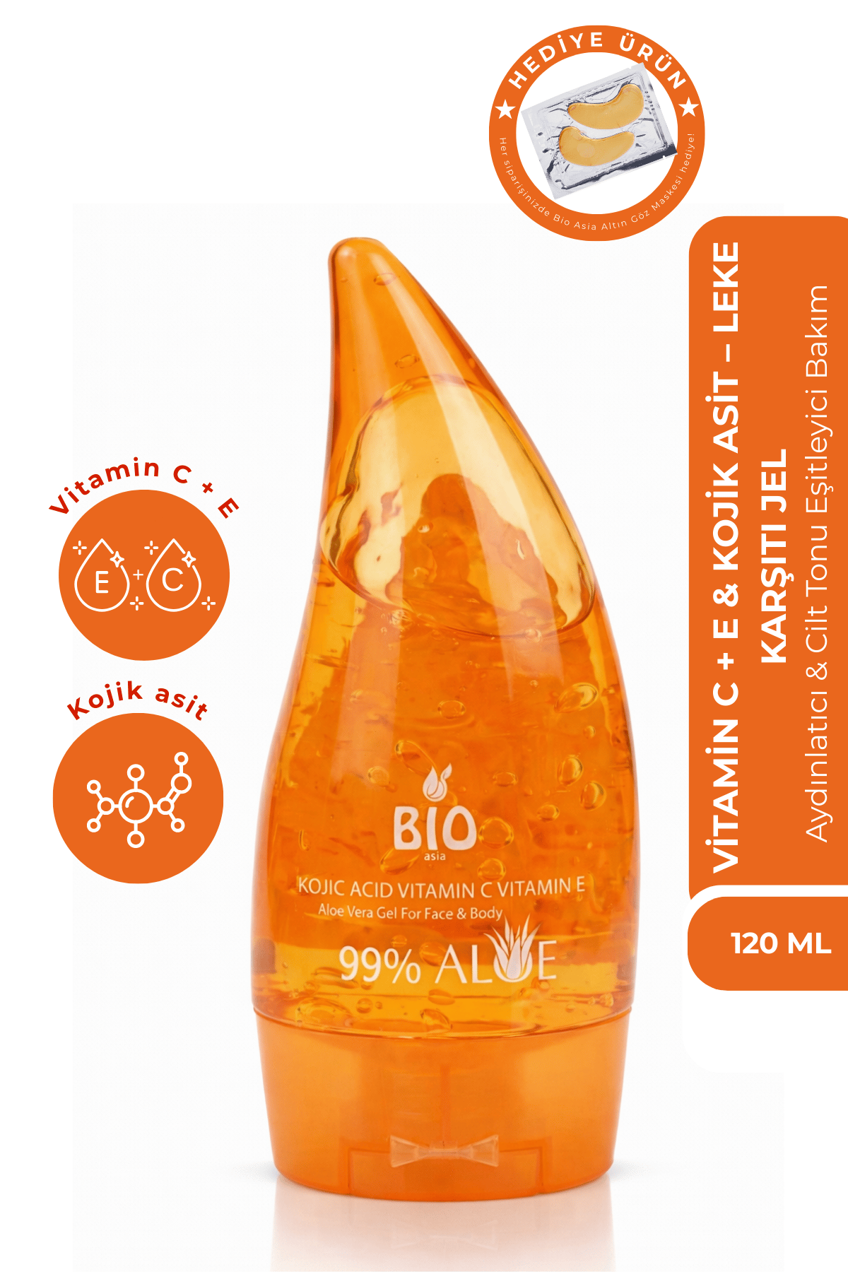 Bio AsiaBio Asia Leke Açıcı & Parlatıcı Jel – Kojic Acid Destekli Cilt Bakımı 120 ml
