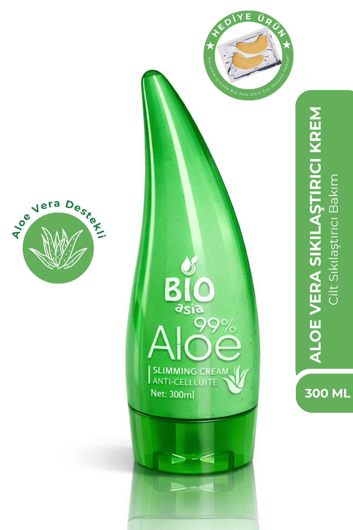 Bio AsiaBio Asia Sıkılaştırıcı Krem – Selülit Görünümünü Azaltmaya Yardımcı Sıkılaştırıcı Vücut Kremi 300 ml