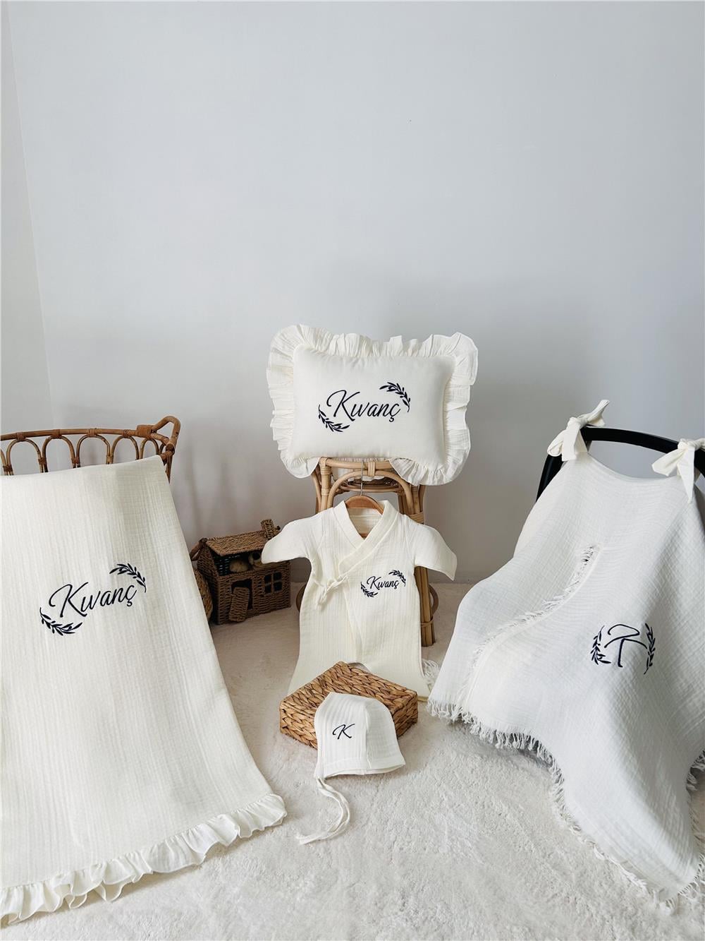 Erkek Bebek Hastane Çıkışı Bej  SET 