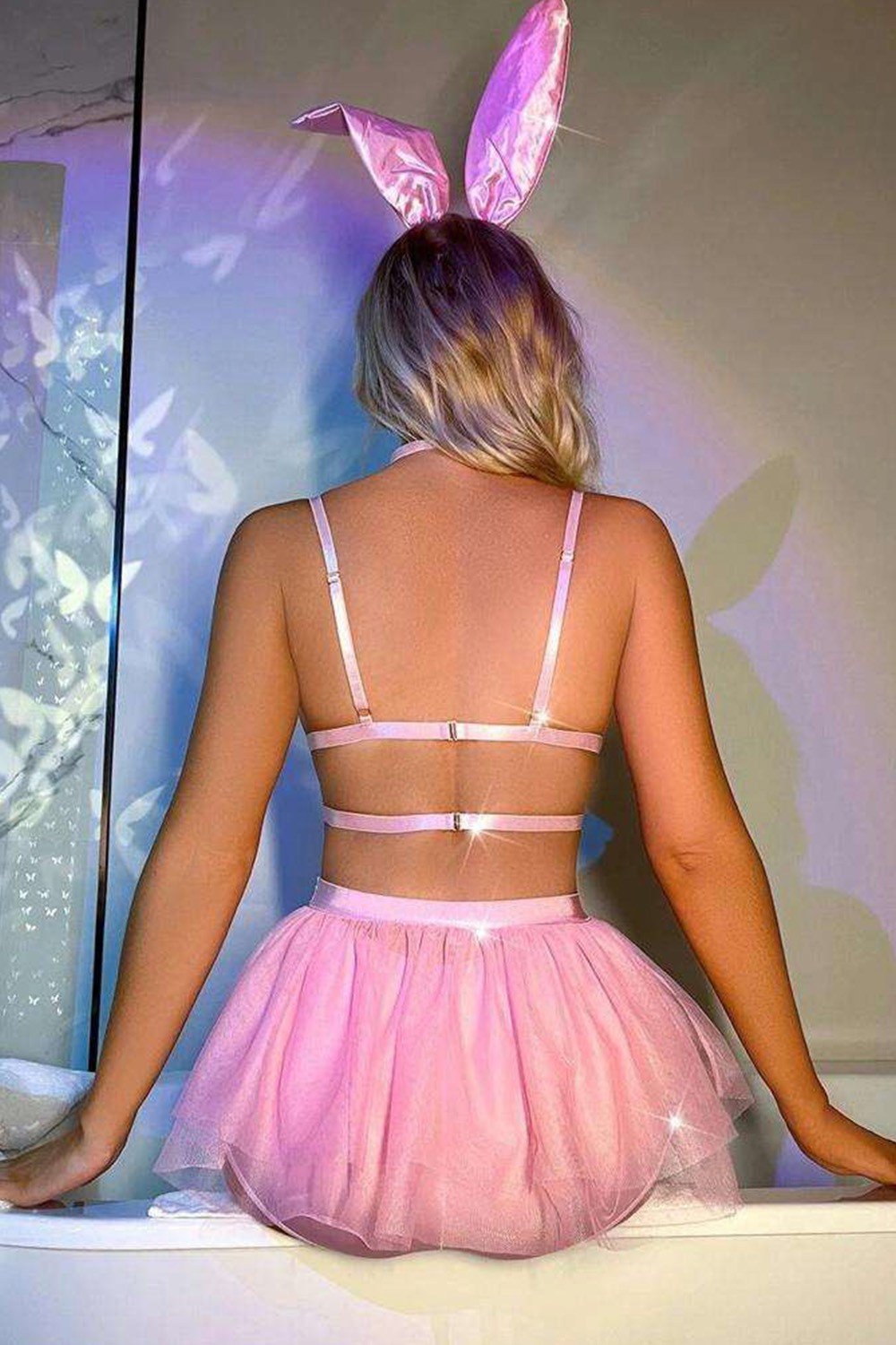 Tütülü Pembe Fantazi Kostüm