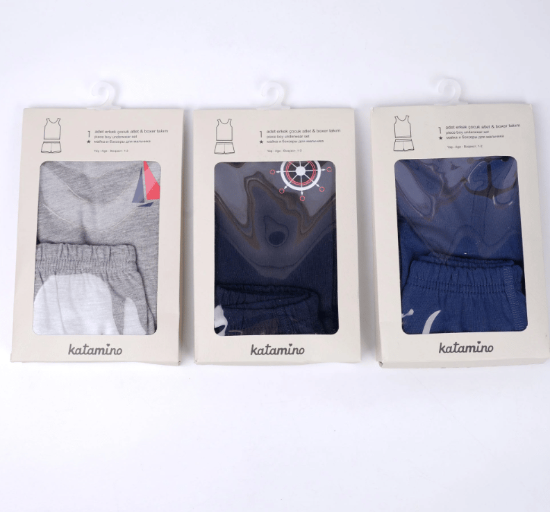 Erkek Atlet Boxer Takım
