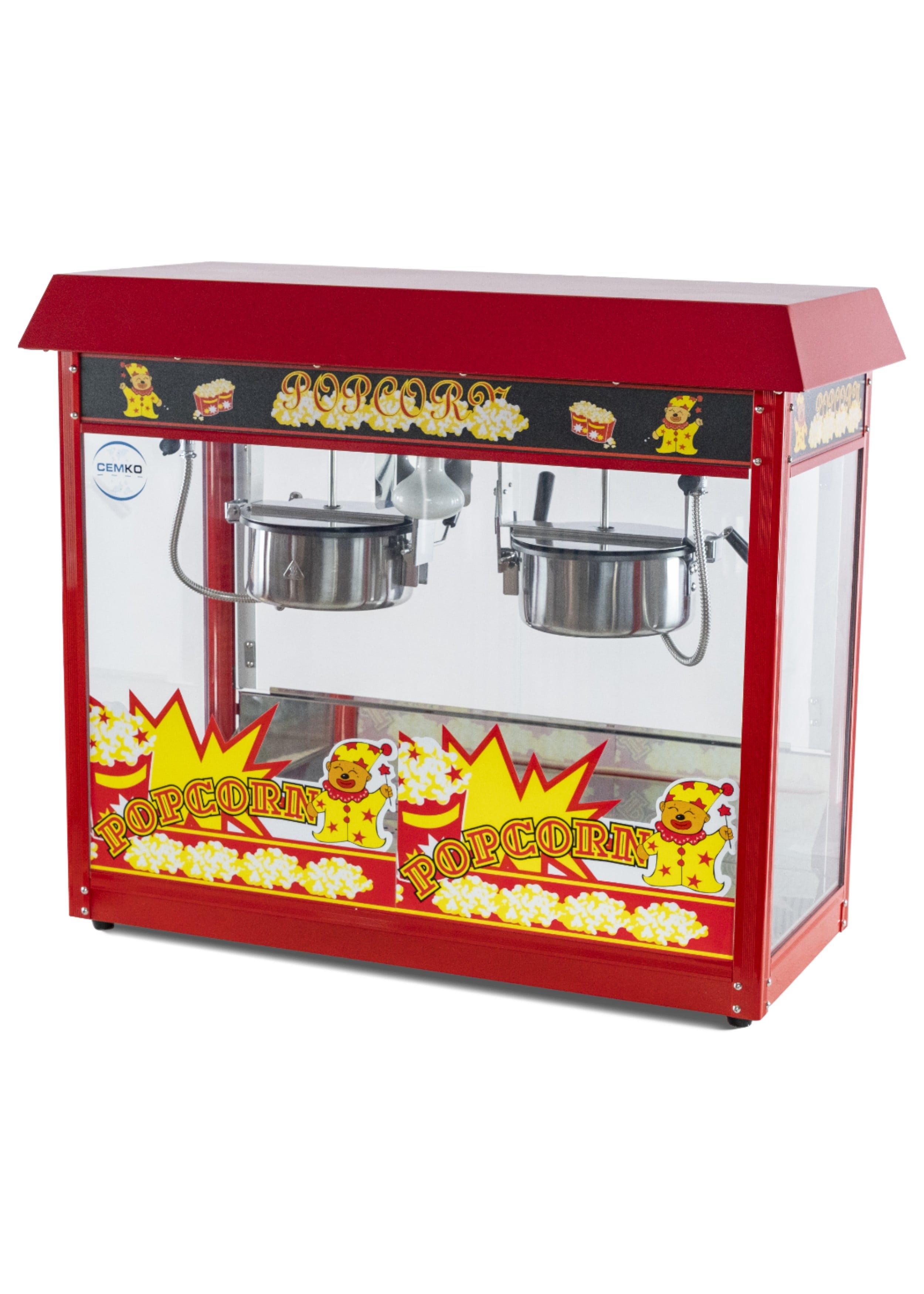  Çift Tavalı Popcorn Mısır Patlatma Makinesı  (Model Iğdır)