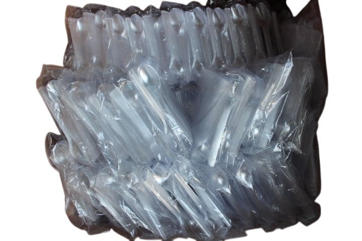 Bardakta Mısır Plastik Kaşık