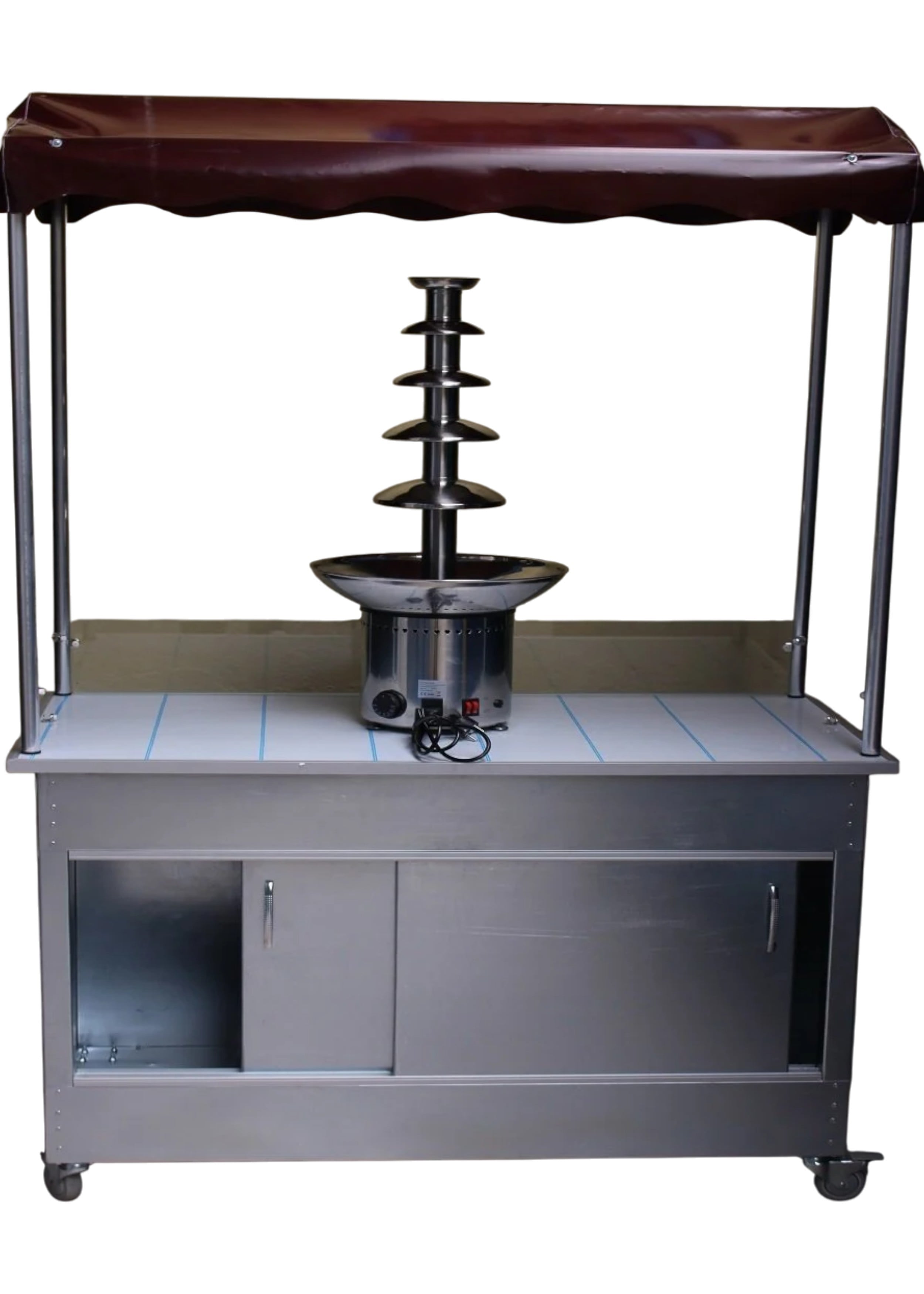 Çikolata Şelalesi Arabası 4 Katlı 60x100 (Model Erciyes)