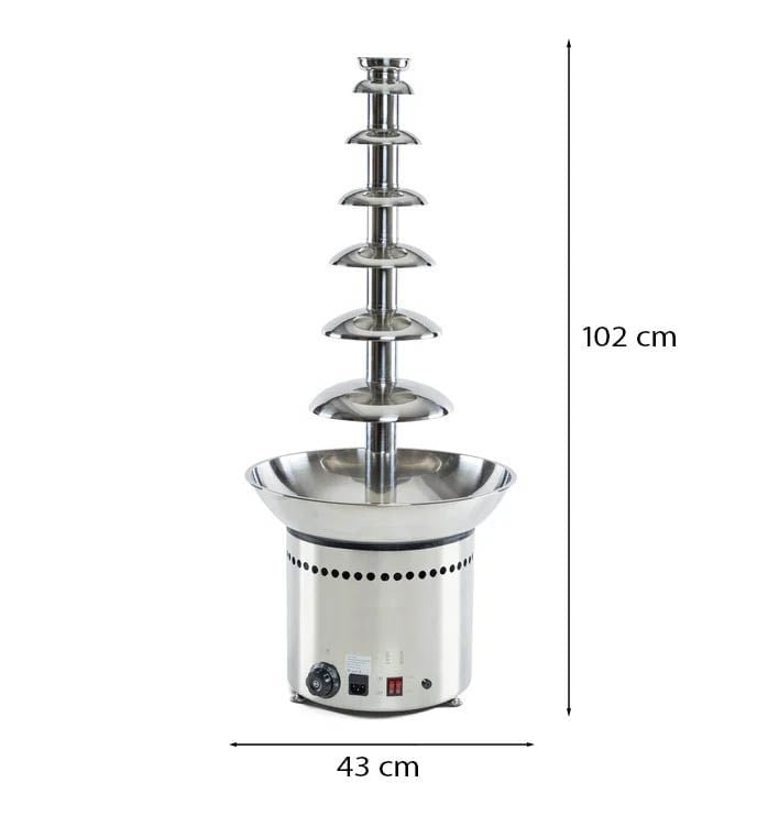 Çikolata Şelalesi Makinesi 7 katlı (Model Küçükçekmece)