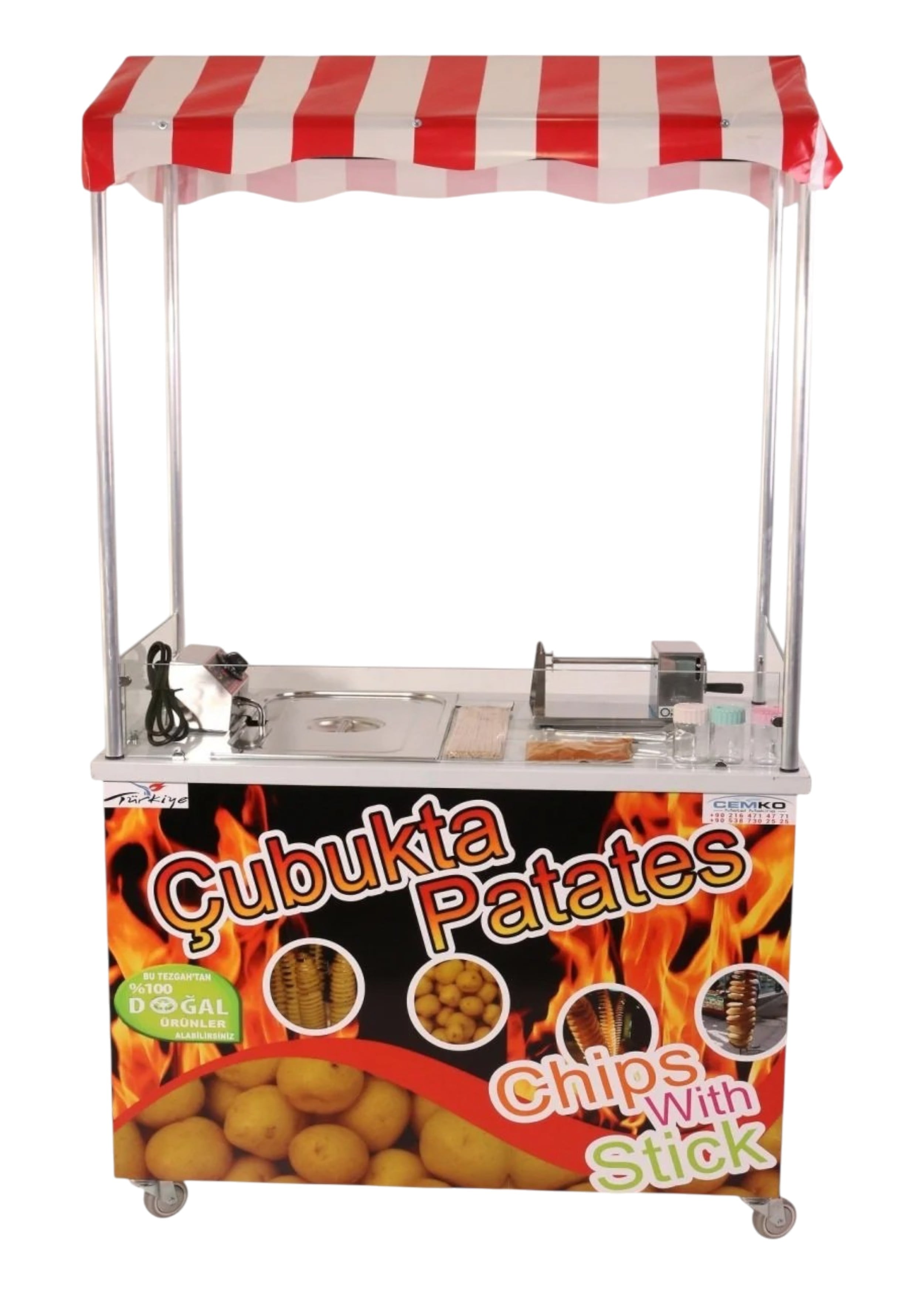Çubukta Patates Tezgahı 60x100 (Model Kadıköy)