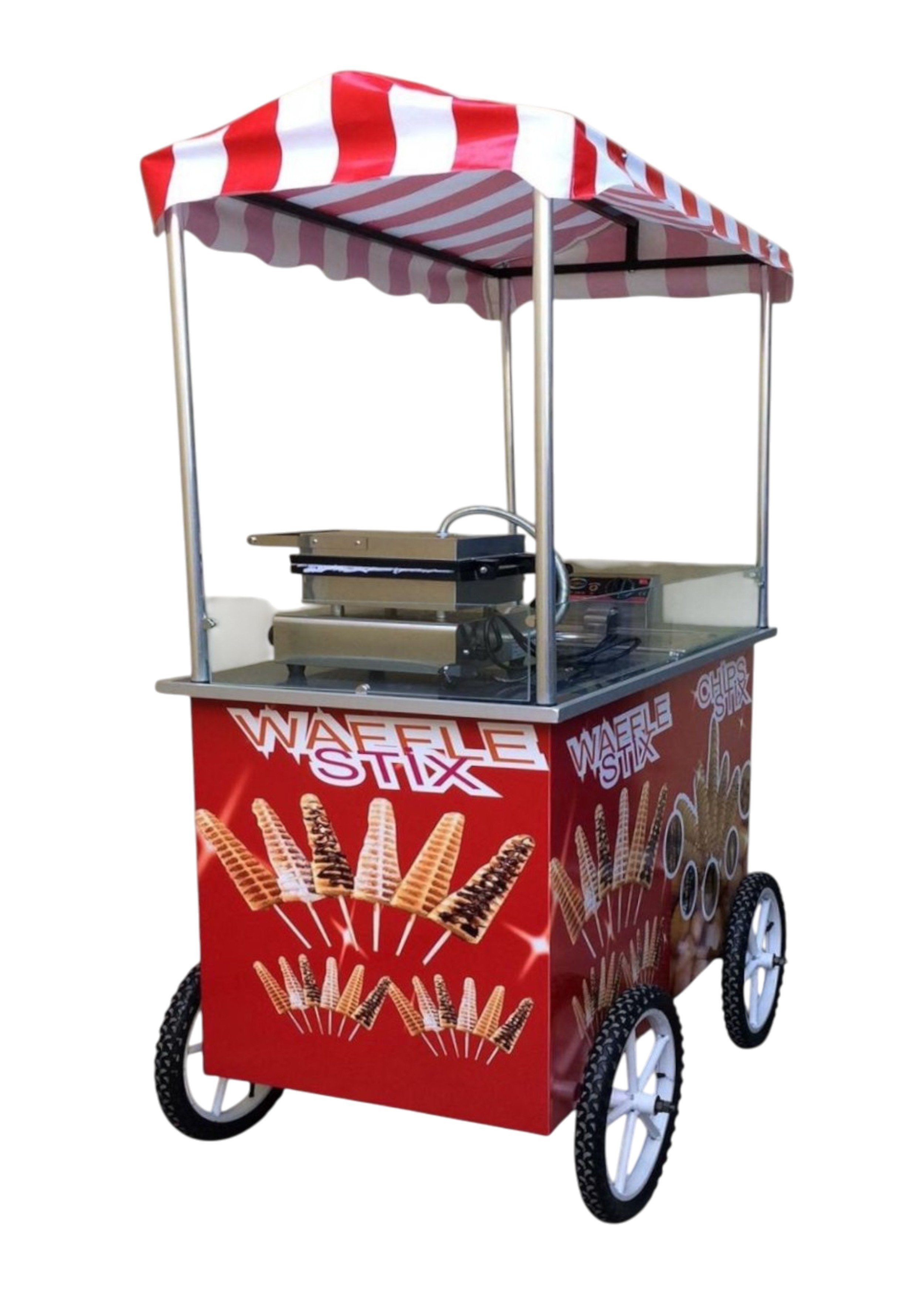 Çubukta Patates ve Çubukta Waffle Arabası 60x120 (Model Sivas)