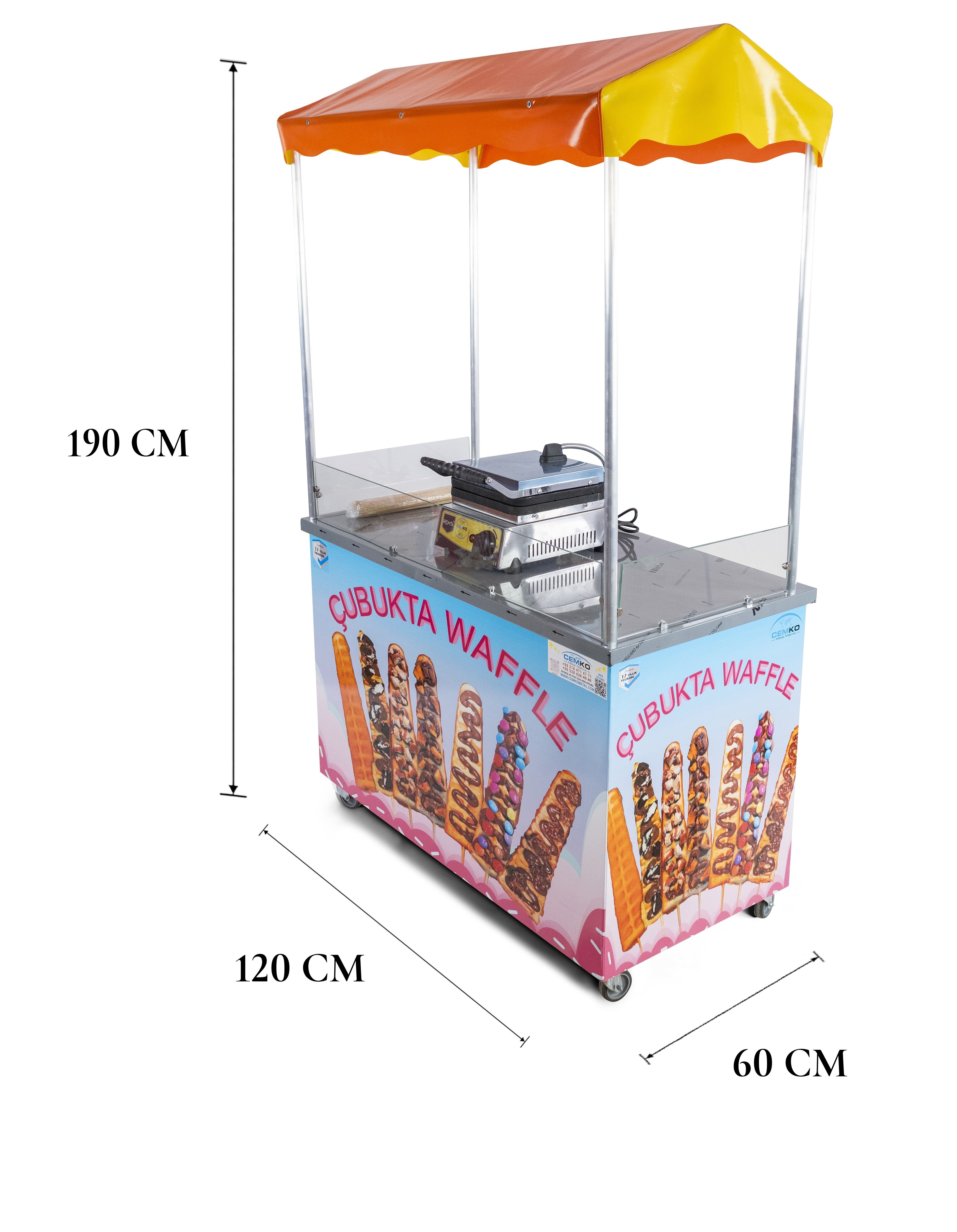 Çubukta Waffle Arabası 60x120 (Model Kütahya)