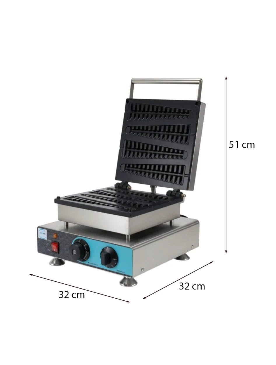 Çubukta Waffle Makinesi 4 Lı (Model Harran)