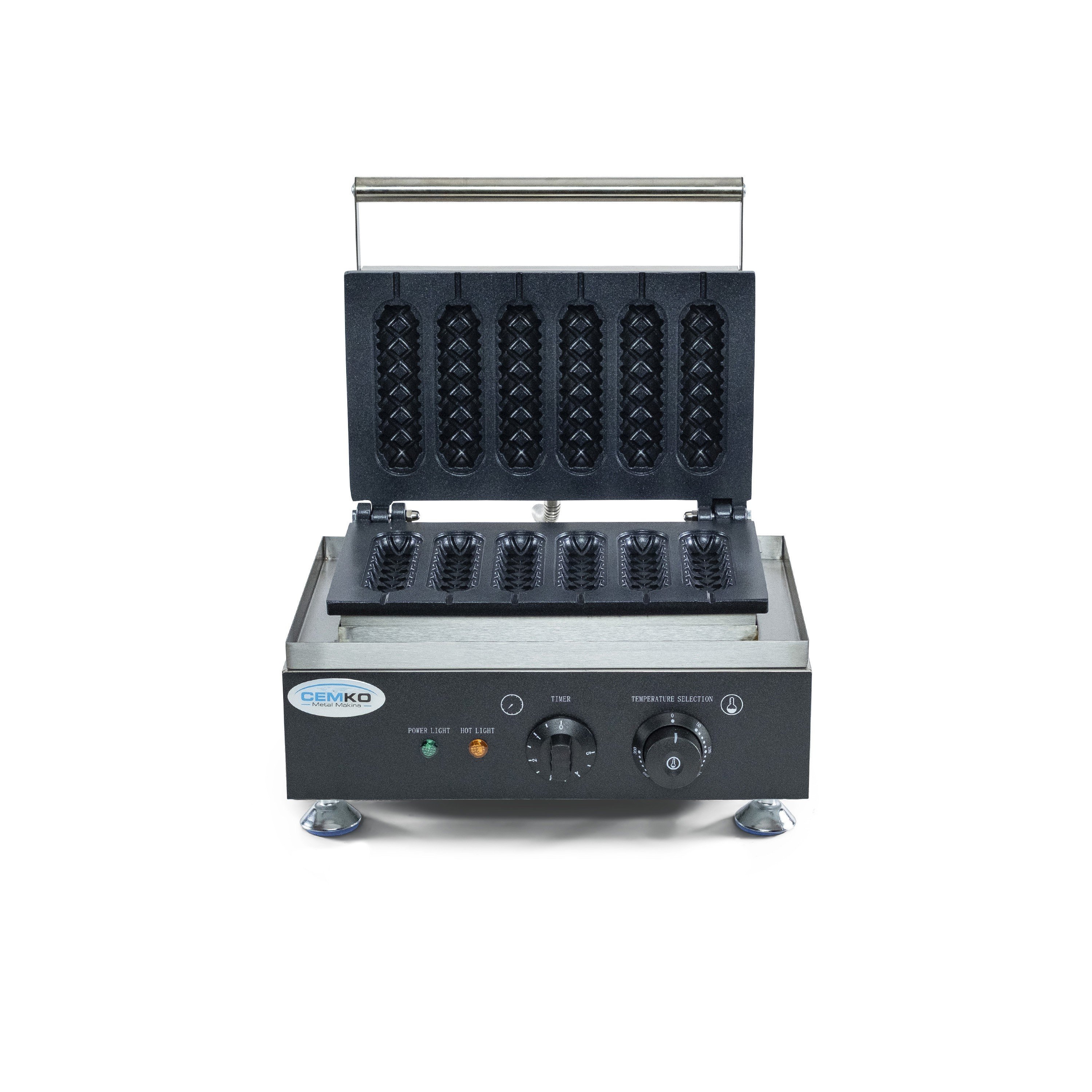 Çubukta Waffle Makinesi 6 Lı (Model Torbalı)