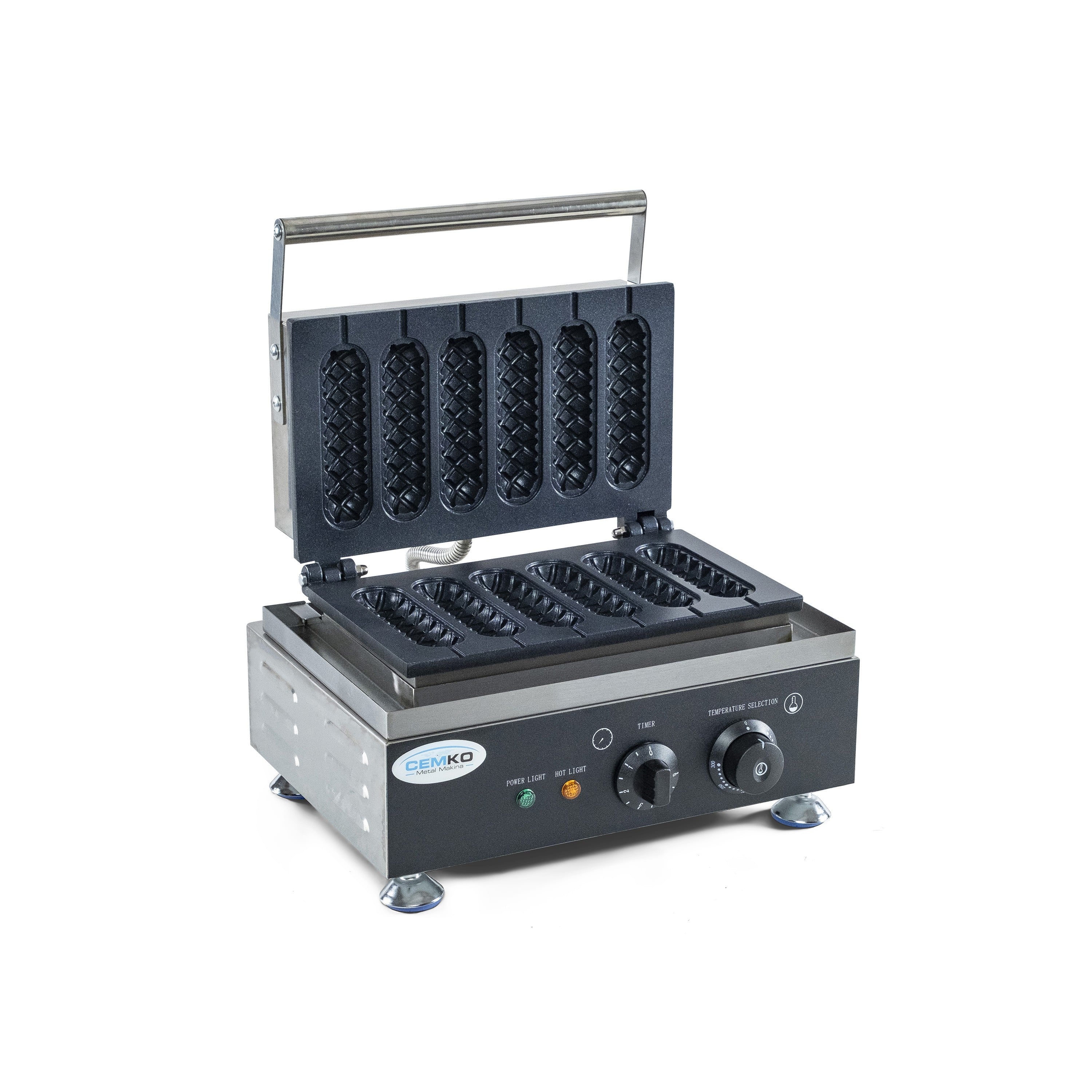 Çubukta Waffle Makinesi 6 Lı (Model Torbalı)