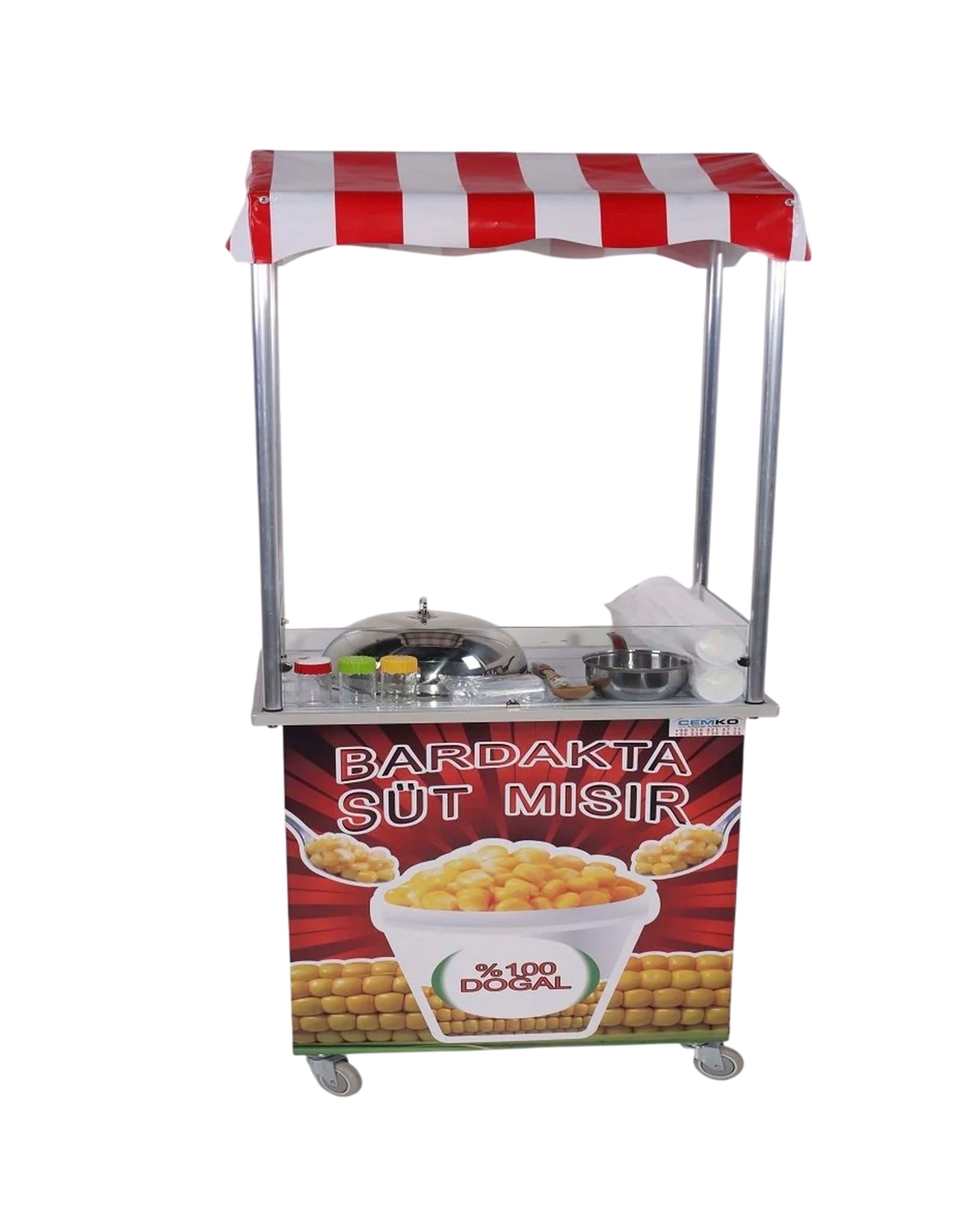 Elektrikli Bardakta Mısır Standı 50x70