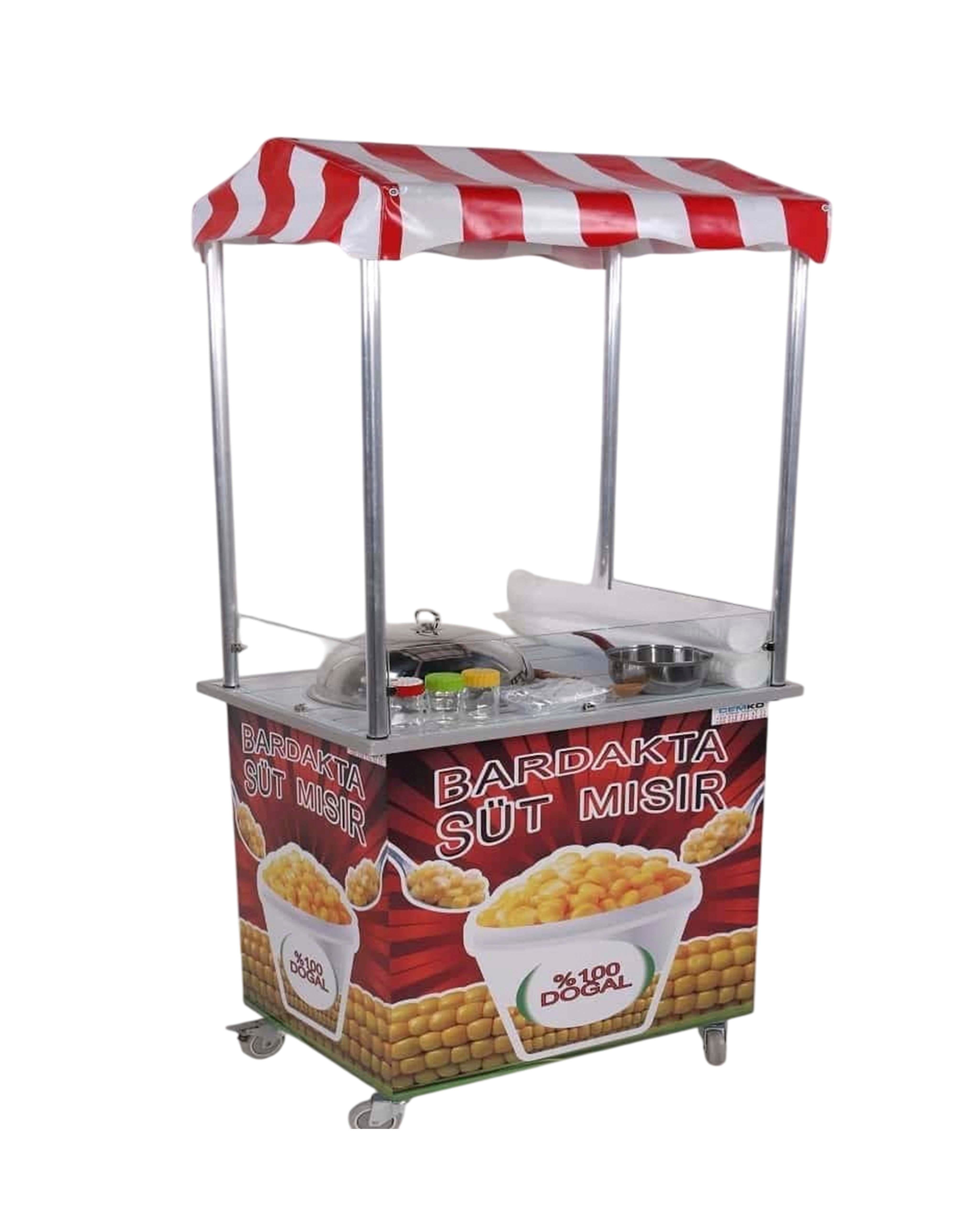 Elektrikli Bardakta Mısır Standı 50x70