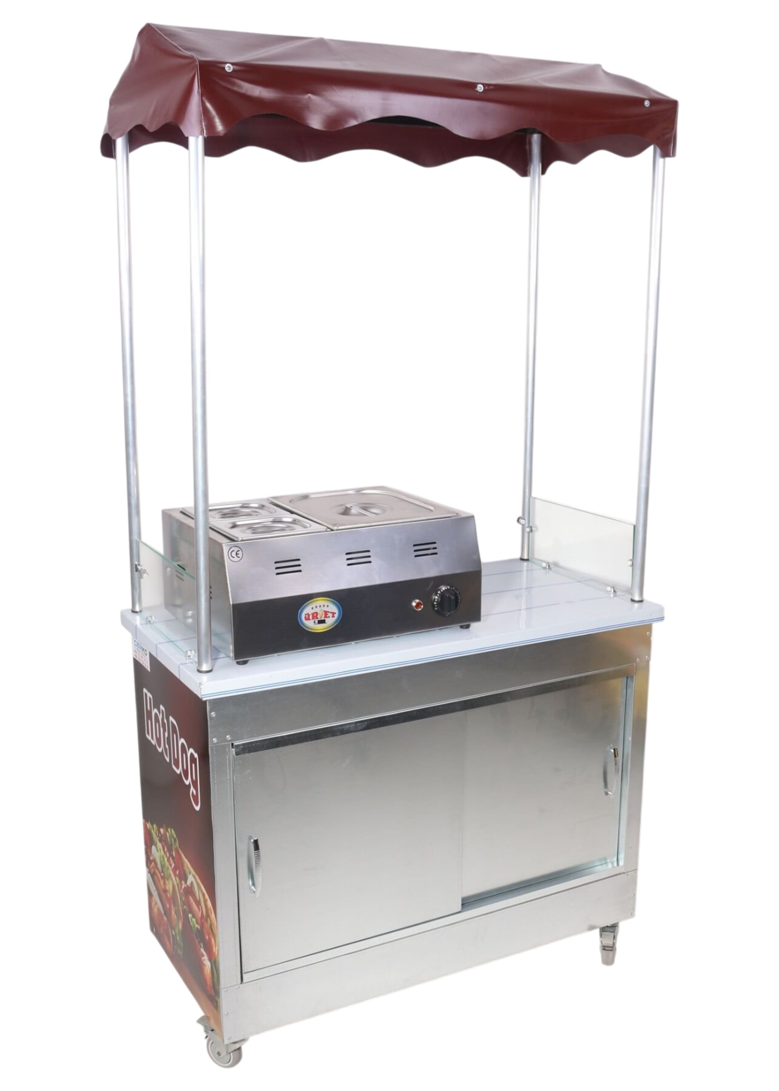 Hotdog Sosisli Arabası 60x100 (Model Muş)