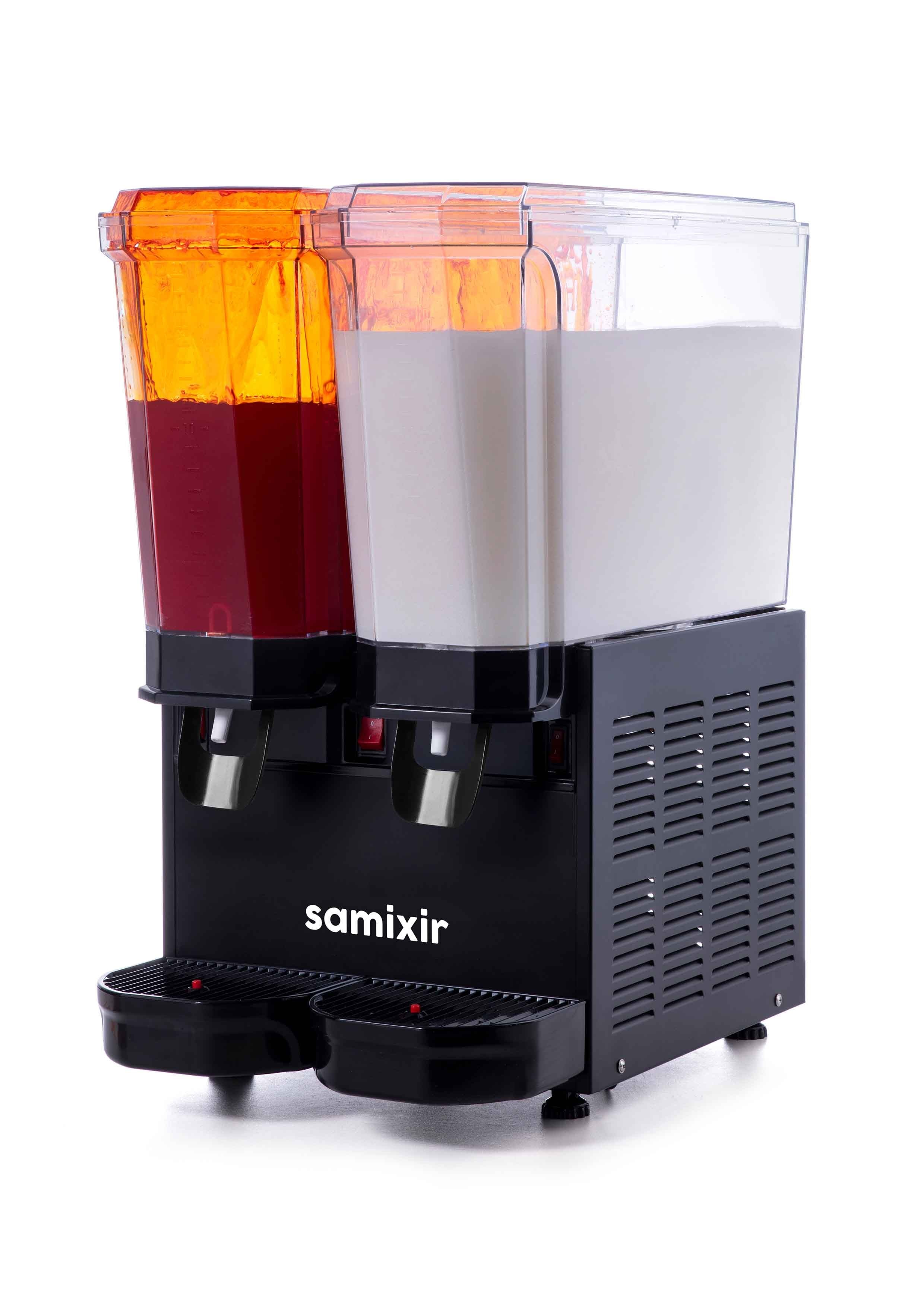 Klasik Twin Soğuk İçecek Dispenseri, 20+20 L, Fıskiyeli ve Karıştırıcılı