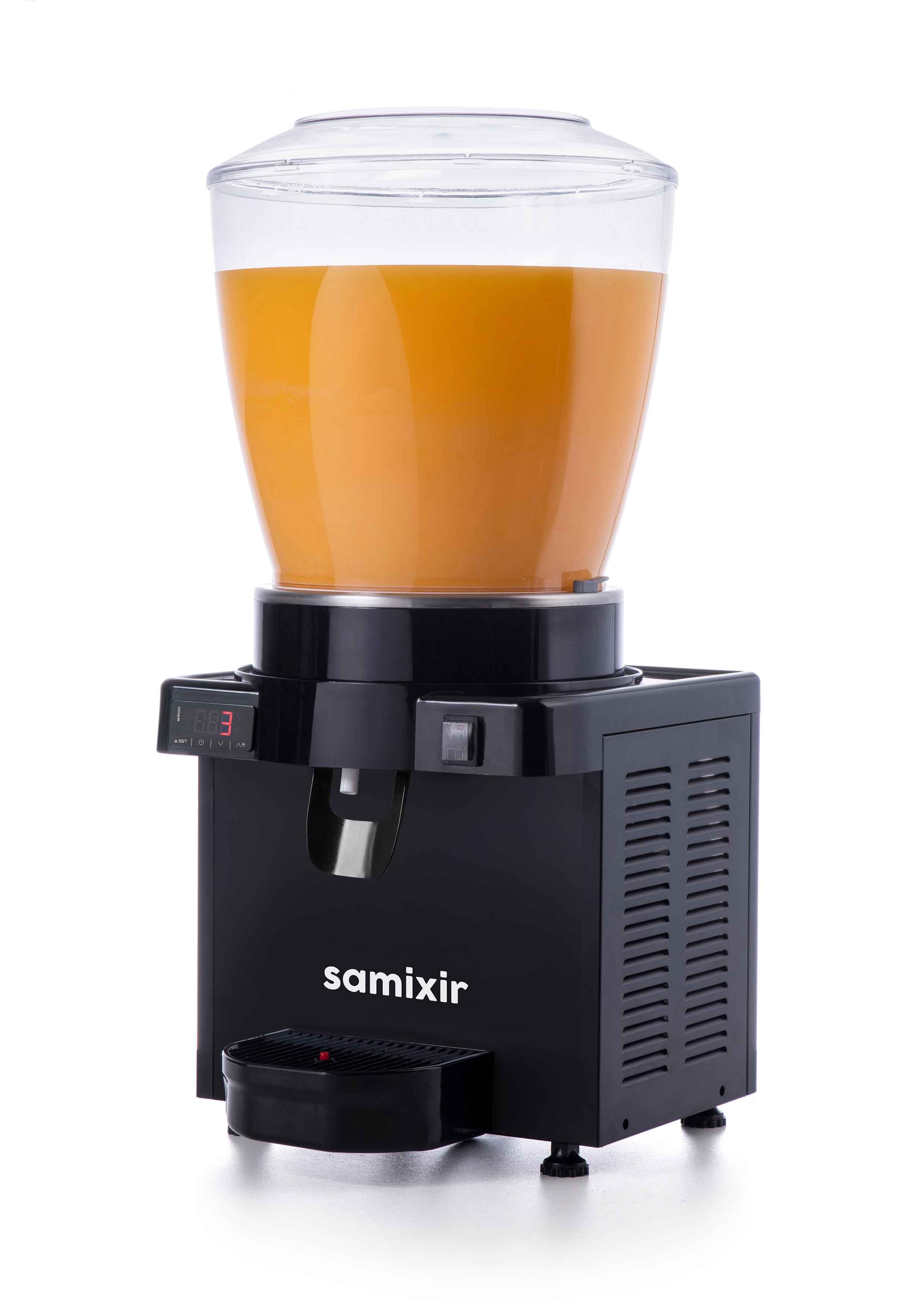 Limonata Ayran Makinesi Panoramik 22L Karıştırıcılı Soğuk İçecek Dispenseri M22 Analog