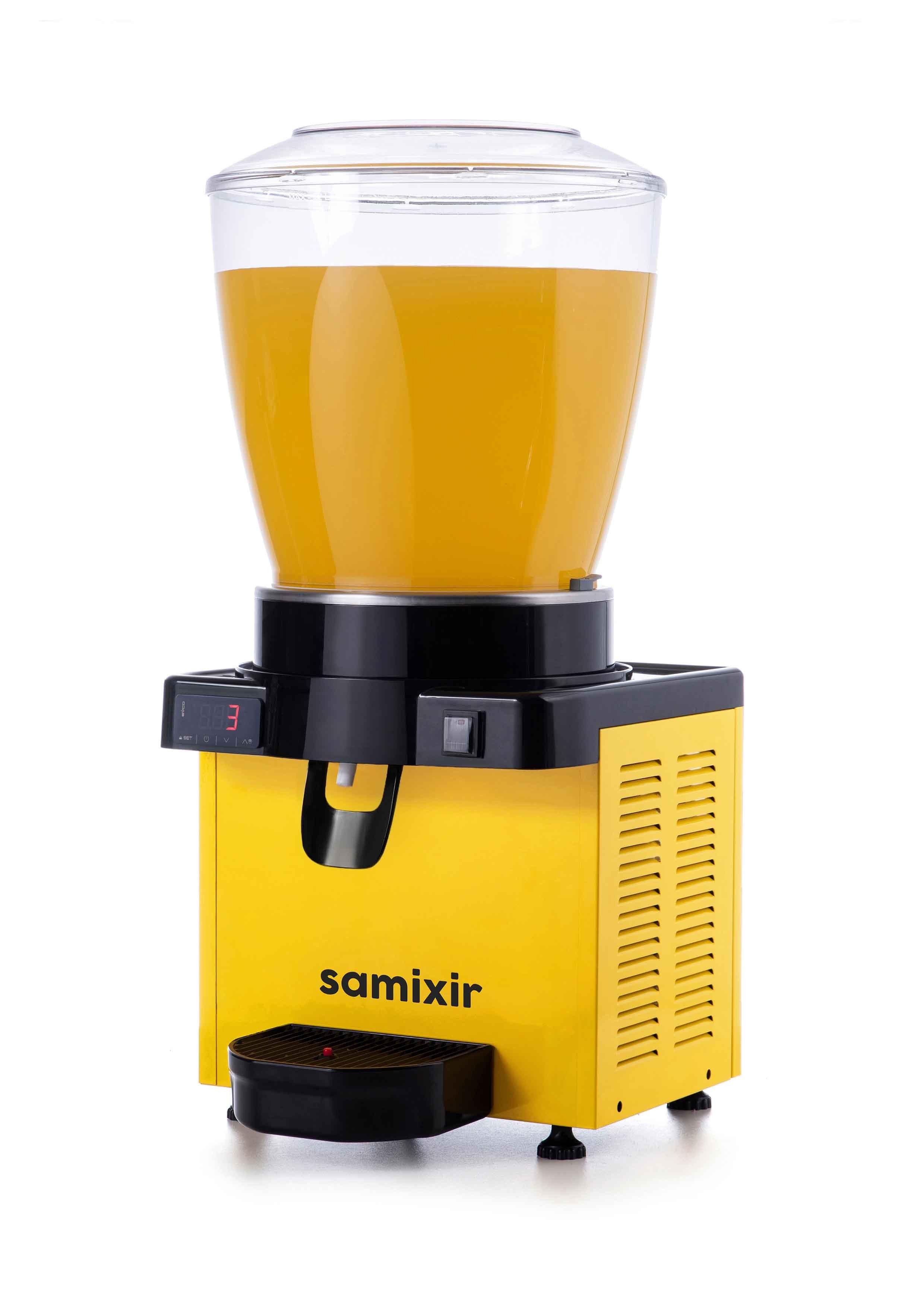 Limonata Ayran Makinesi Panoramik 22L Karıştırıcılı Soğuk İçecek Dispenseri M22 Analog