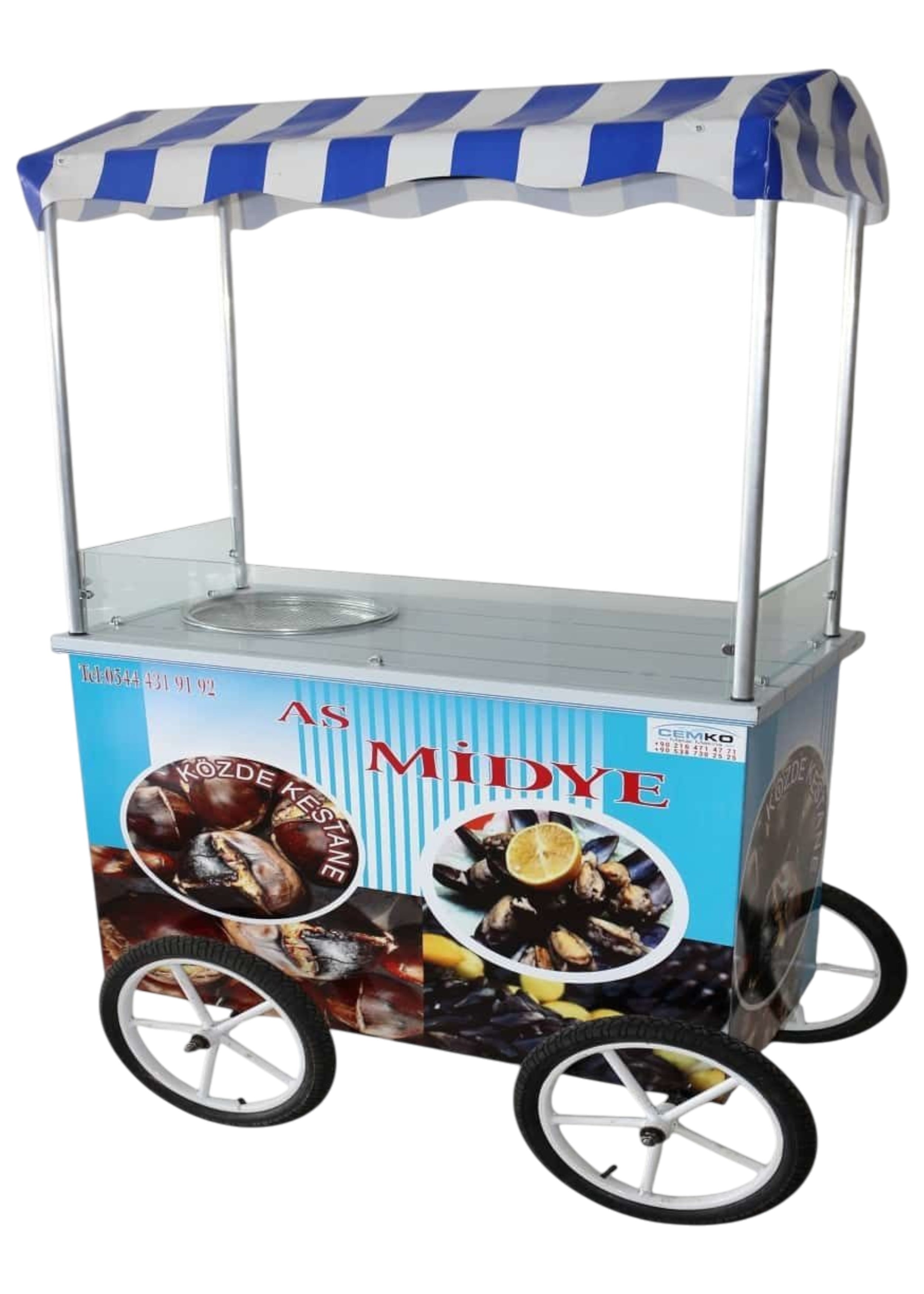 Midye Közde Kestane Arabası 60x100 (Model Balçova)