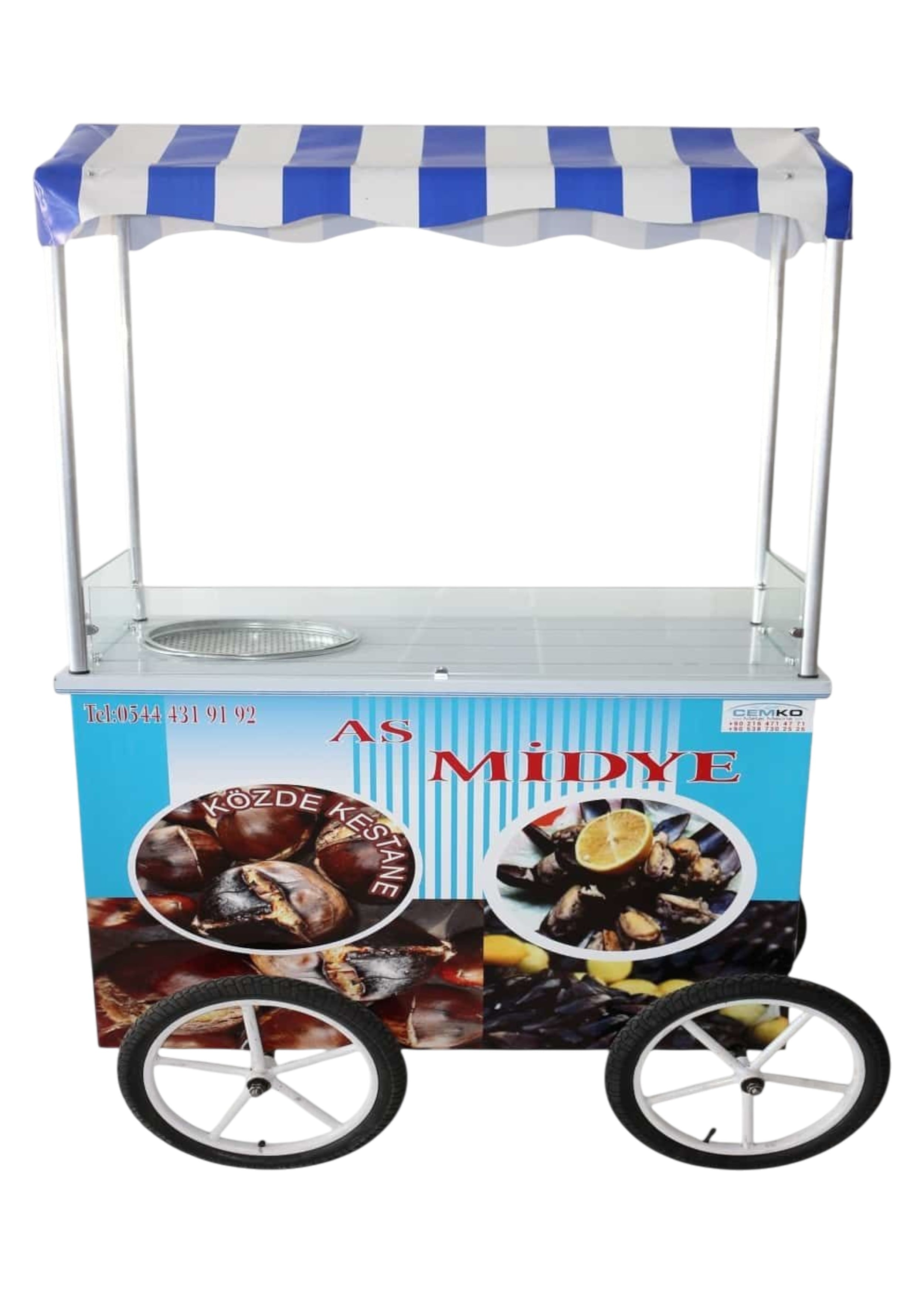 Midye Közde Kestane Arabası 60x100 (Model Balçova)