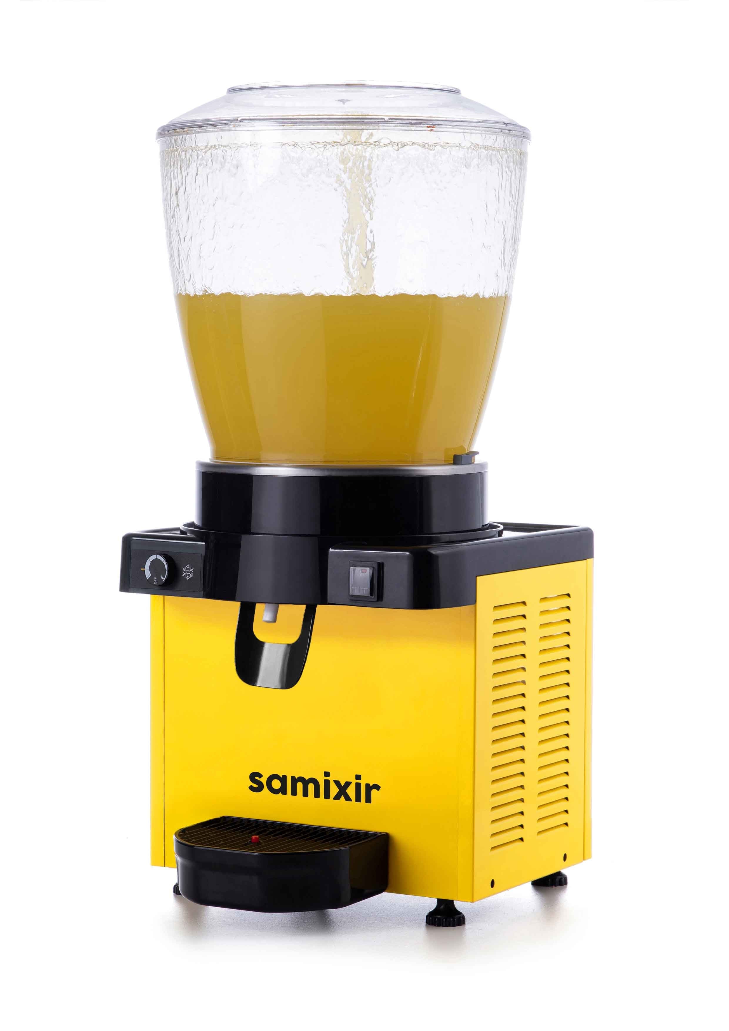 Panoramik 22L Fıskiyeli Soğuk İçecek Dispenseri S22 Limonata Şalgam Suyu Makinesi