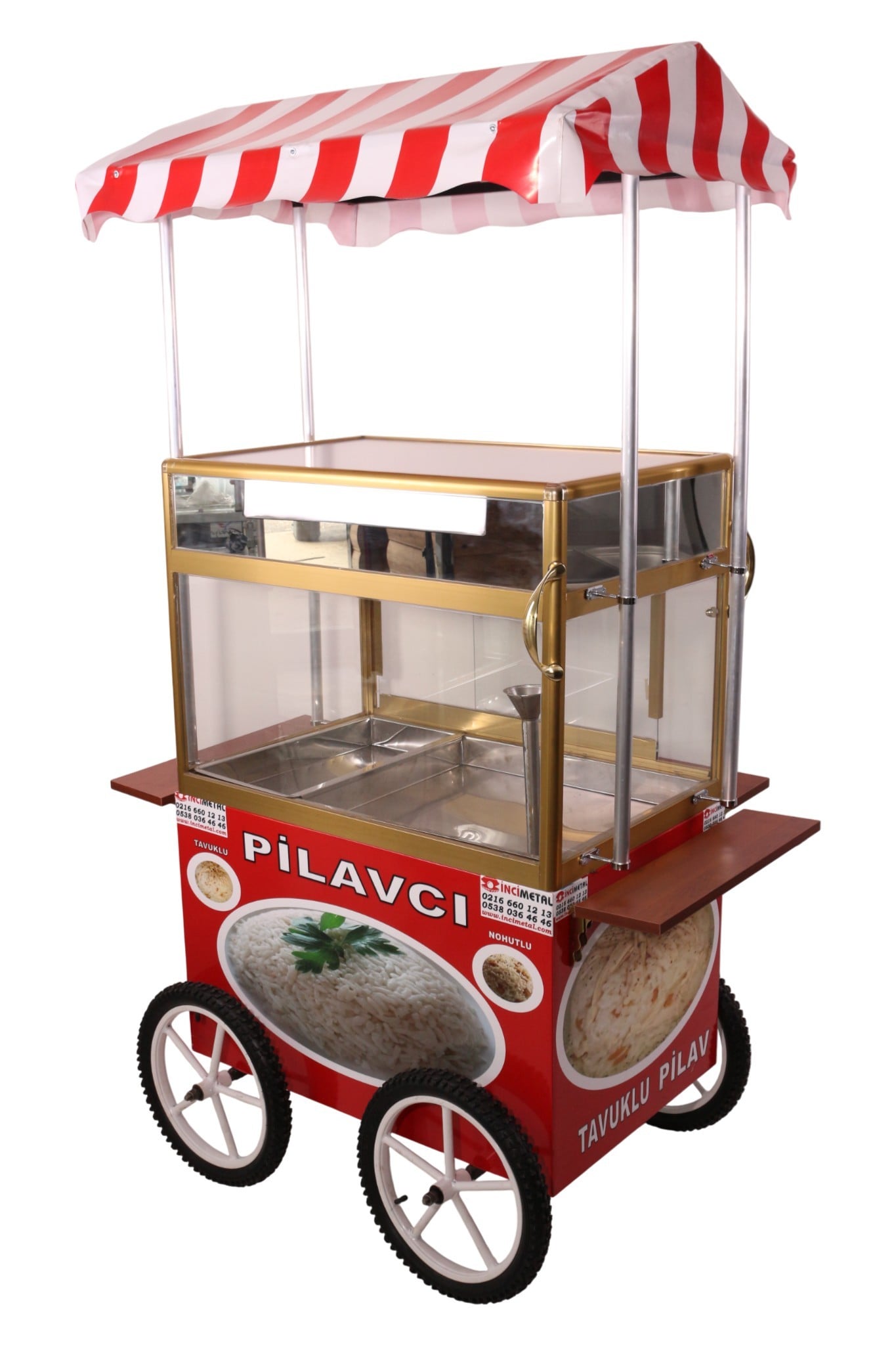 Pilav Arabası Tenteli (Model Bayburt)