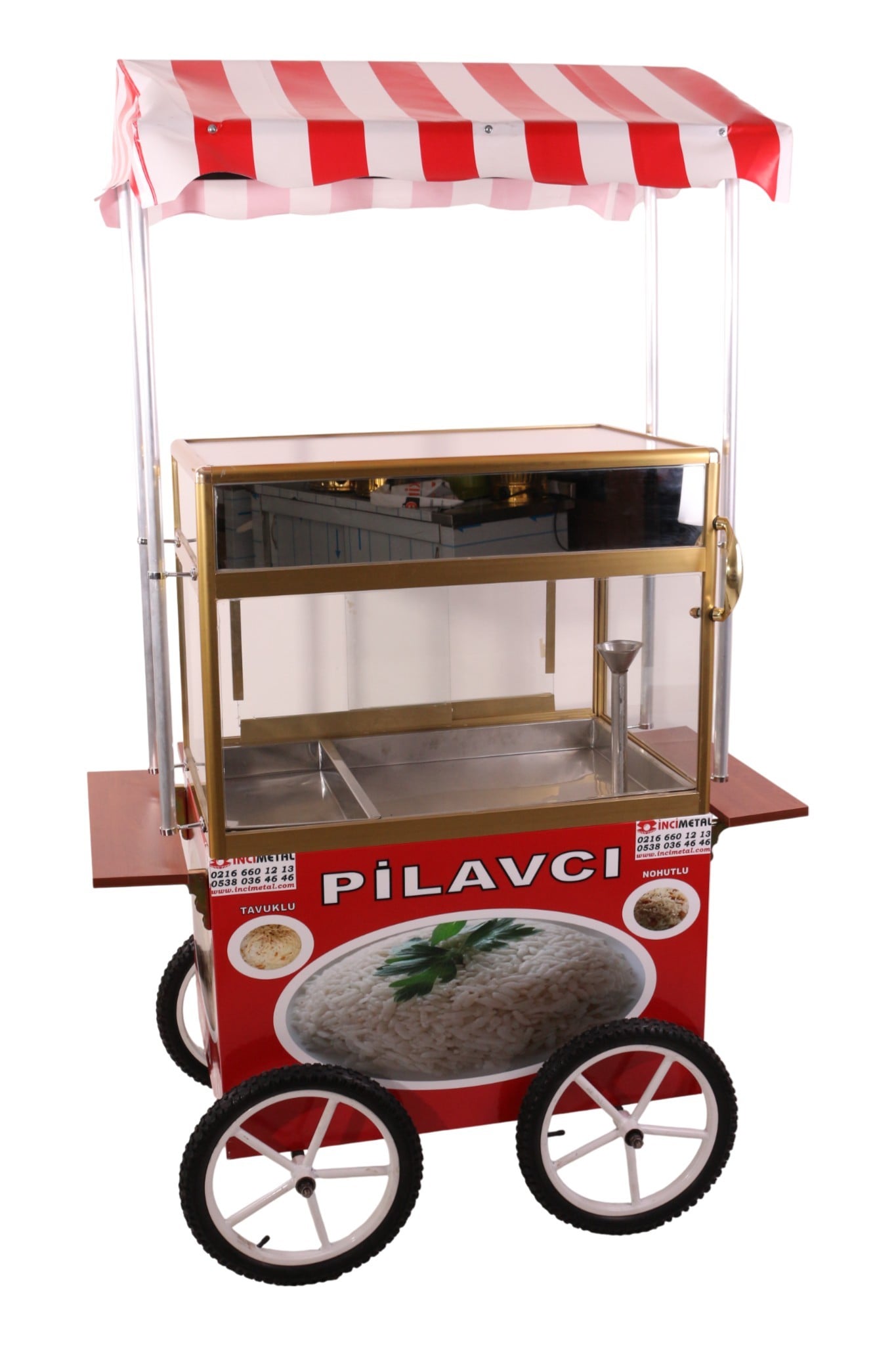 Pilav Arabası Tenteli (Model Bayburt)