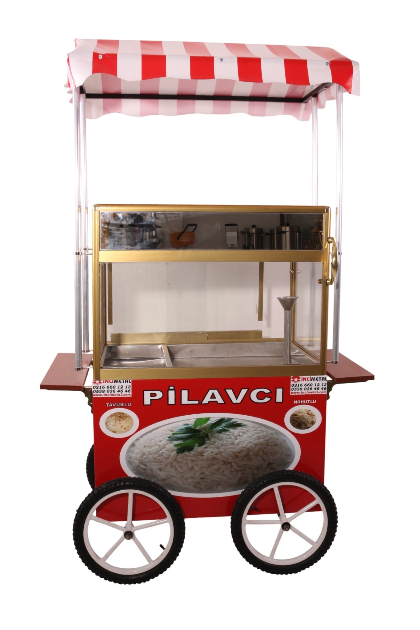 Pilav Arabası Tenteli (Model Bayburt)