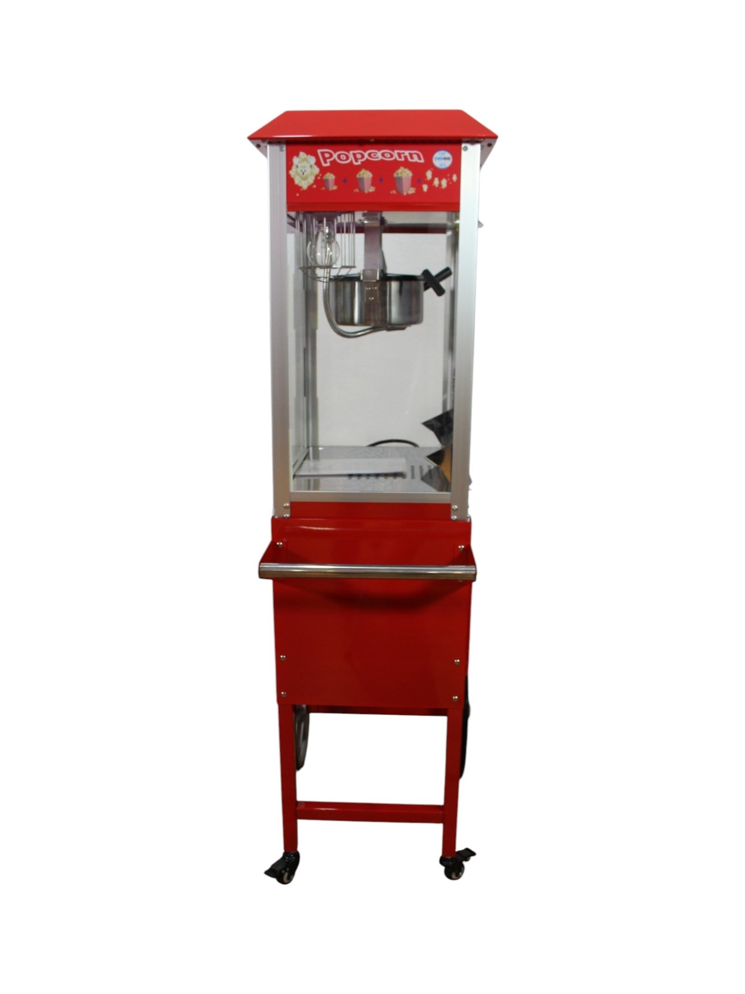 Popcorn Mısır Patlatma Arabası 4 kg Kapasiteli (Model Edremit)