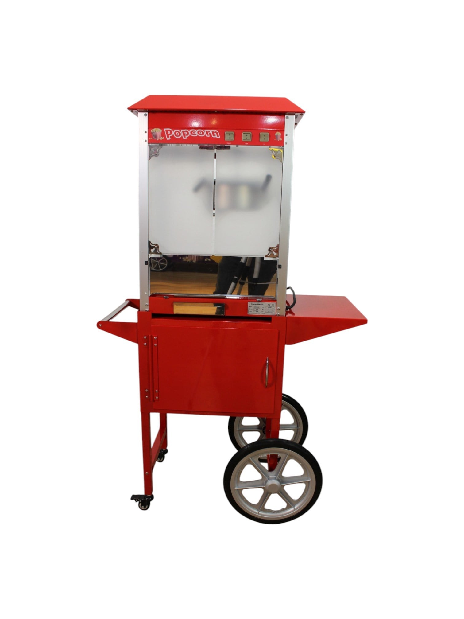 Popcorn Mısır Patlatma Arabası 4 kg Kapasiteli (Model Edremit)