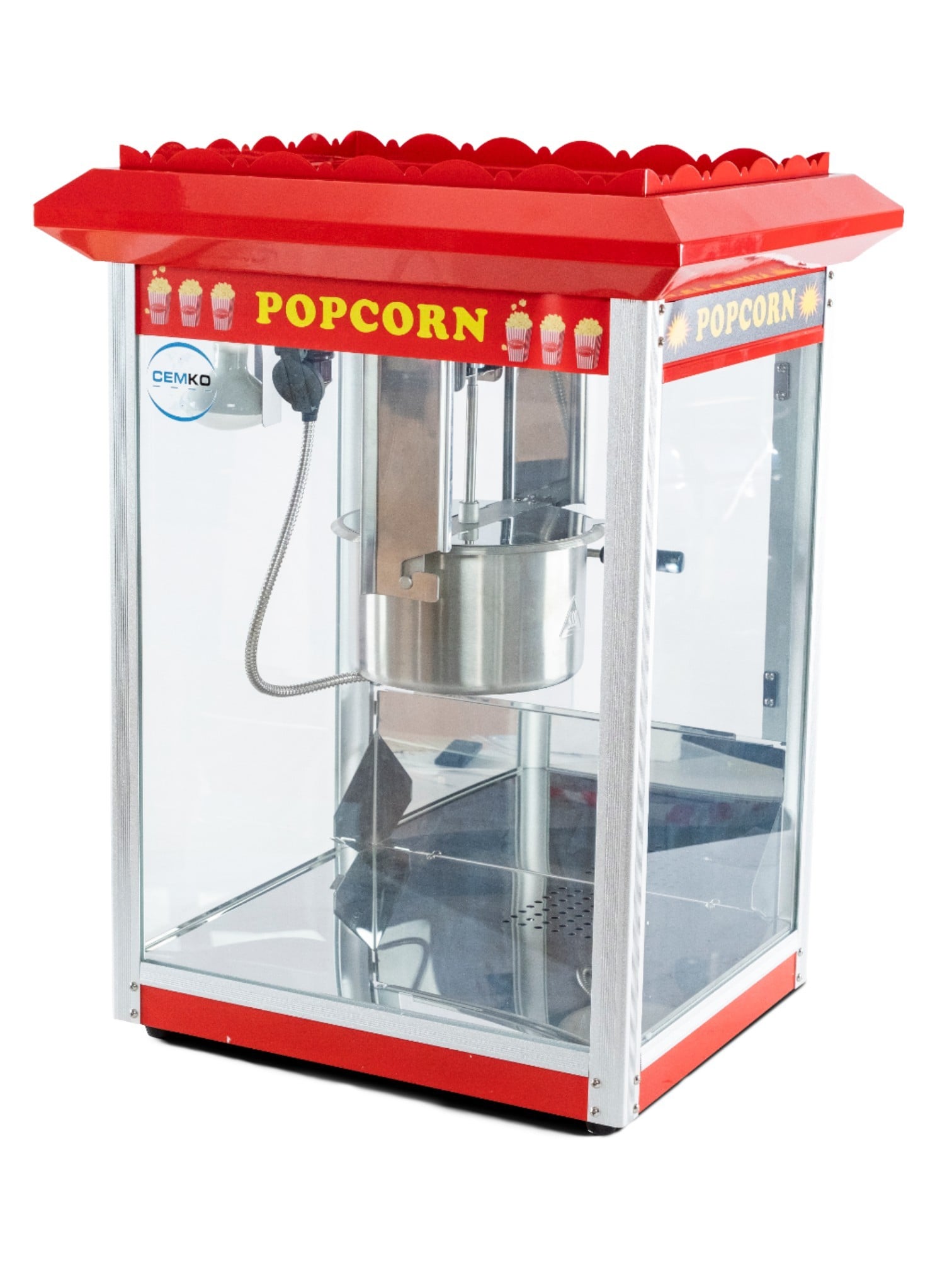 Popcorn Mısır Patlatma Makinesi 6 Kg Kapasiteli (Model İvrindi)