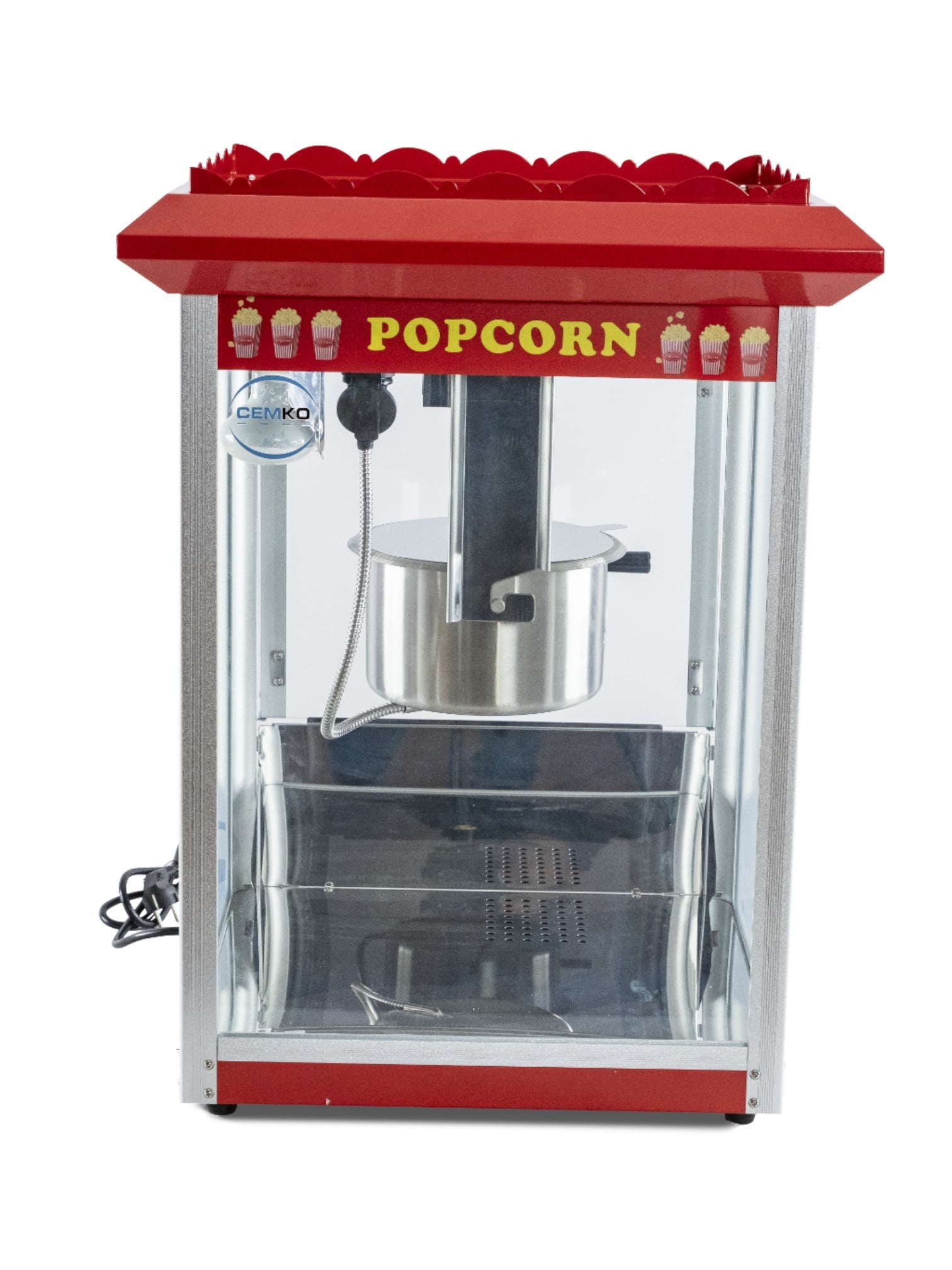 Popcorn Mısır Patlatma Makinesi 6 Kg Kapasiteli (Model İvrindi)