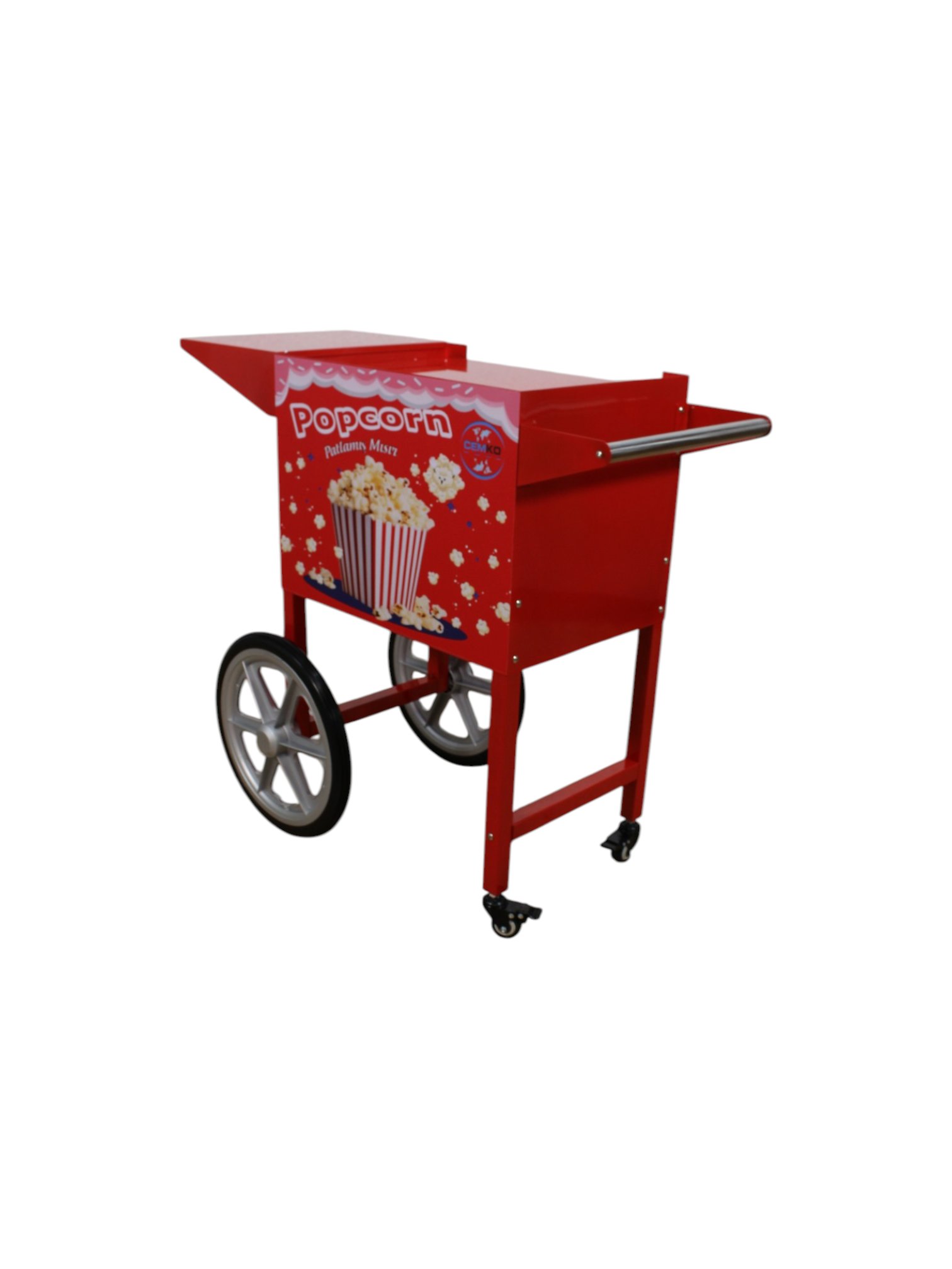 Popcorn Patlamış Mısır Arabası Altı(Tekli)