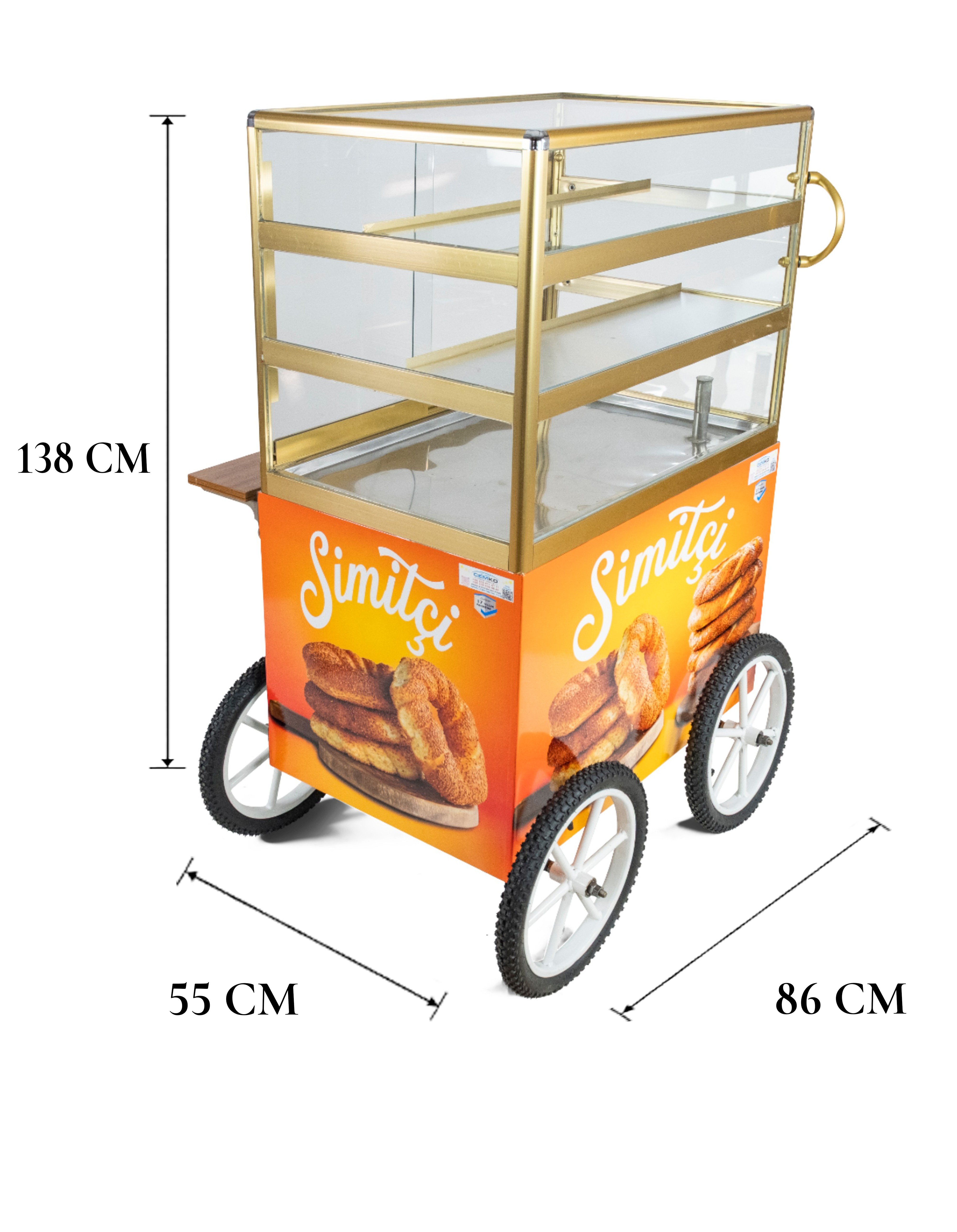 Simit Arabası Isıtmalı (Model Tekirdağ)