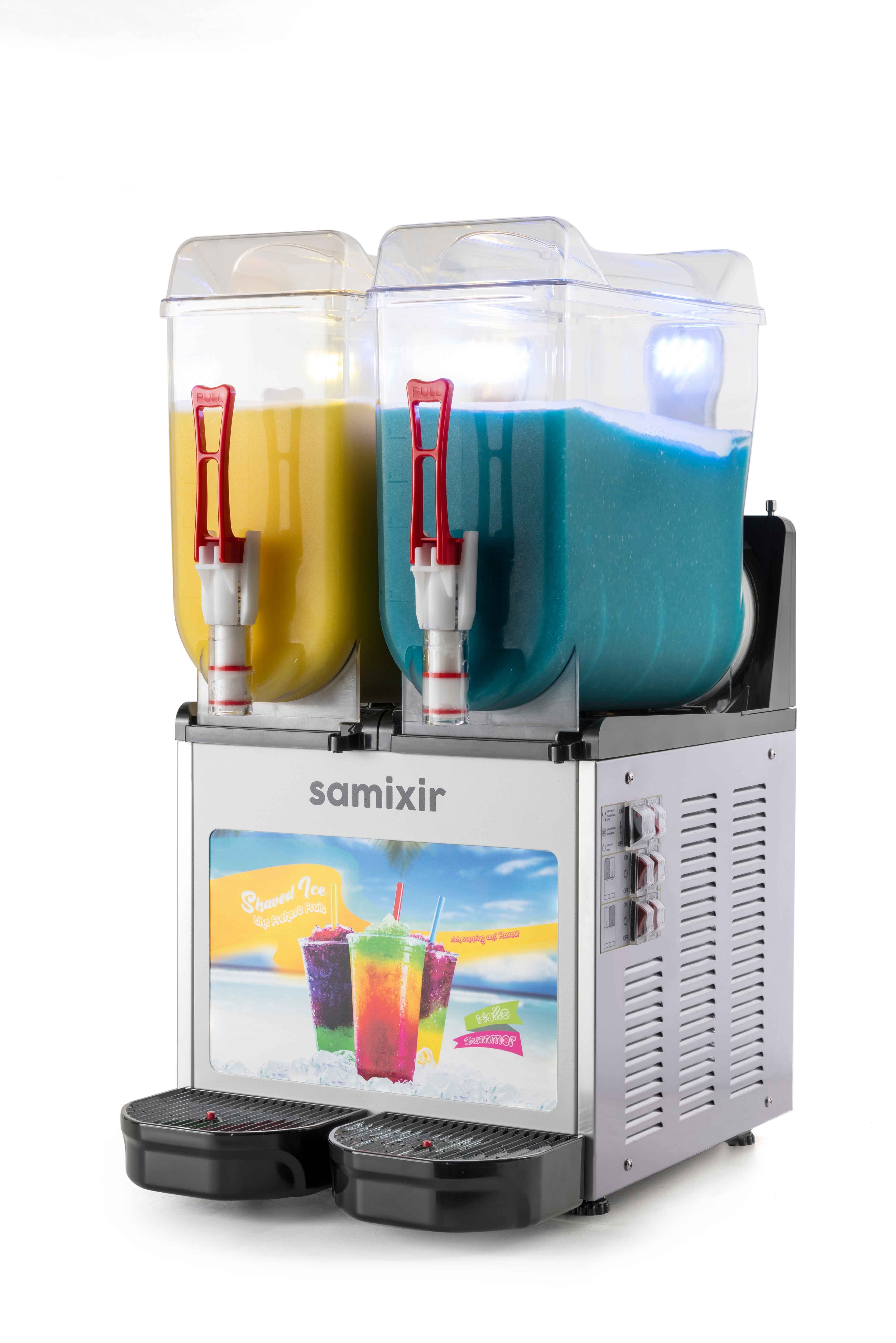 Slush Twin Allure Meyve Suyu Dispenseri 12L+12L Buzlaş Makinesi