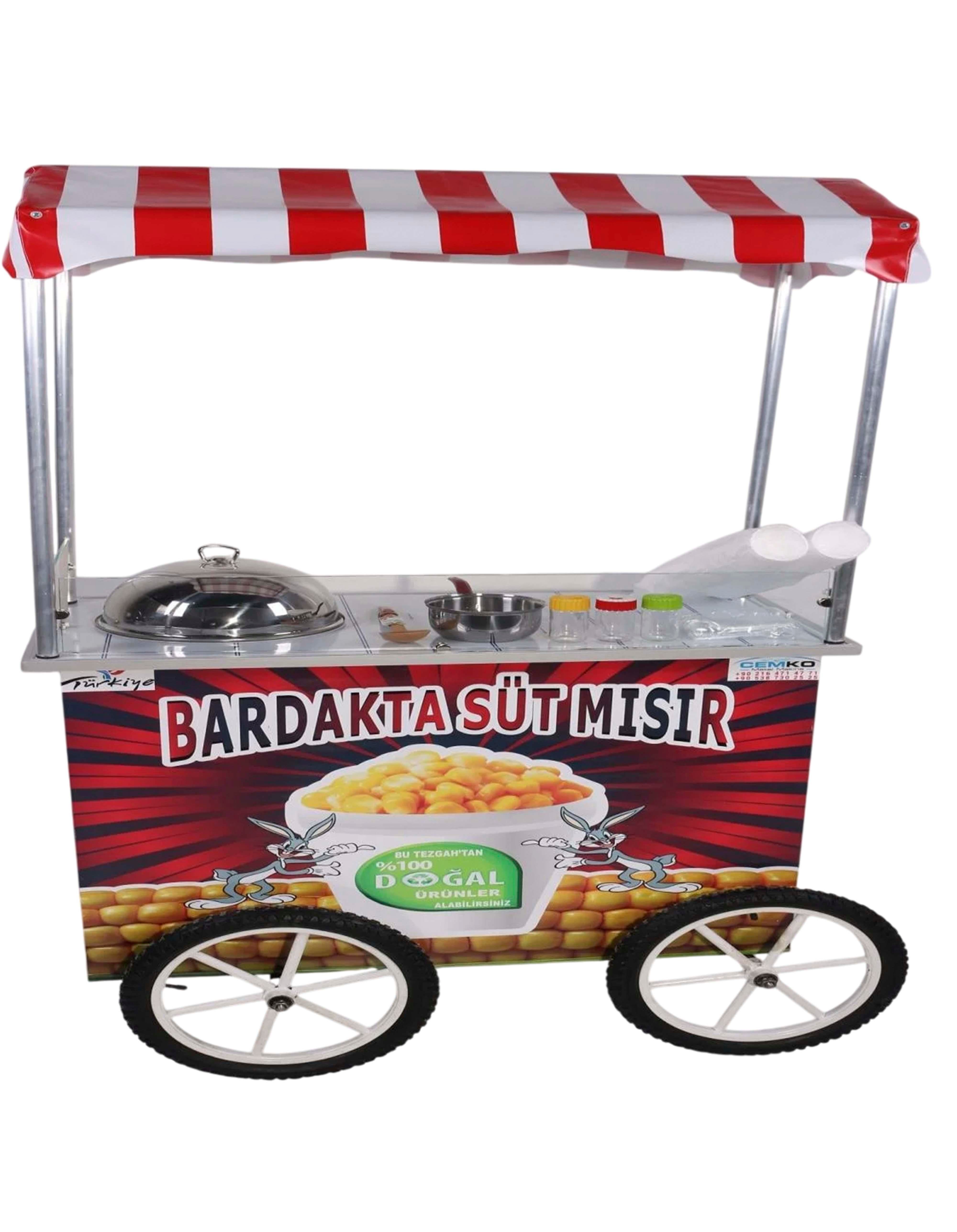 Tüplü Seyyar Mısır Arabası 60x100