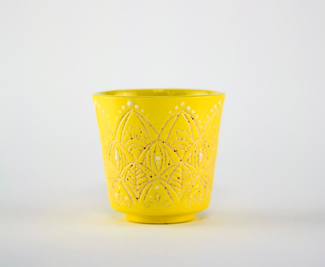 MANDALA MUG YELLOW