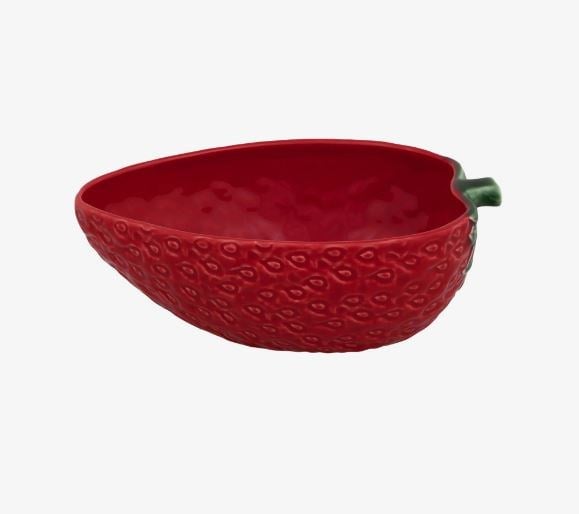 Çilek Formlu Servis Kasesi 24 cm