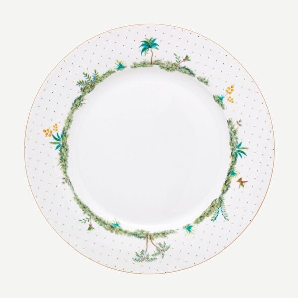 Pip Studio Beyaz Porselen Yemek Tabağı 26,5 Cm 51001252