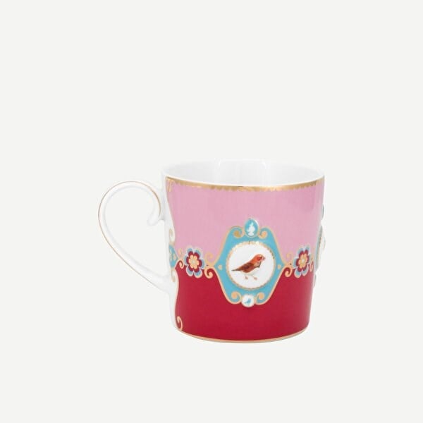 Pip Studio Kırmızı Pembe Porselen Kupa 150 Ml 51002032