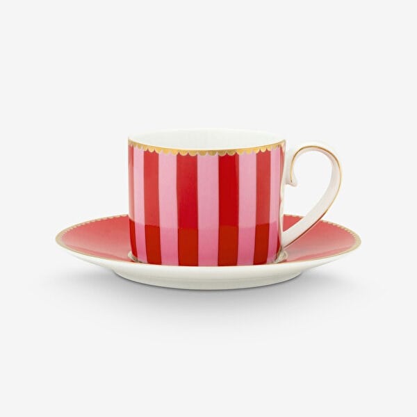 Pip Studio Kırmızı Porselen Kahve Fincan Seti 90 Ml 51004226