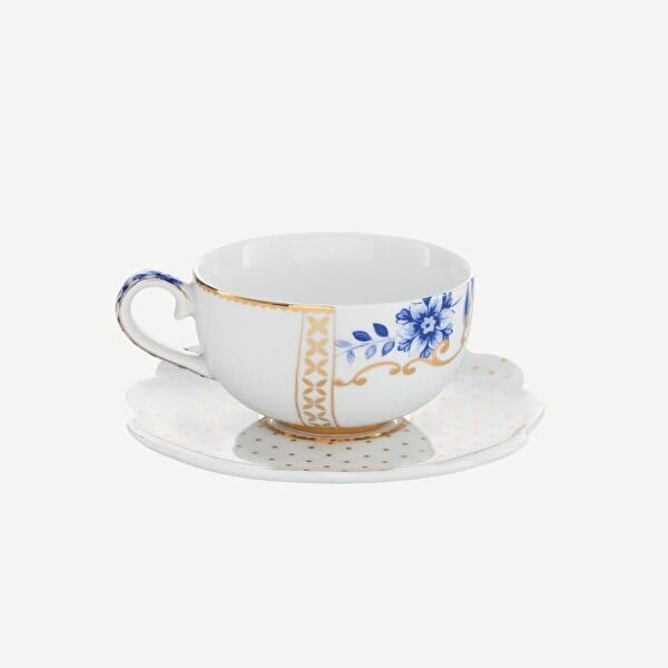 Pip Studio Mavi Beyaz Porselen Kahve Fincanı 125 Ml 51004036