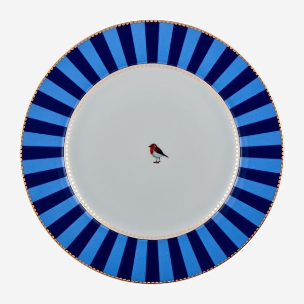Pip Studio Mavi Porselen Yemek Tabağı 26,5 Cm 51001581