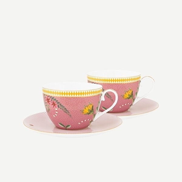 Pip Studio Pembe Porselen Çay Fincan Seti 280 Ml 51004135