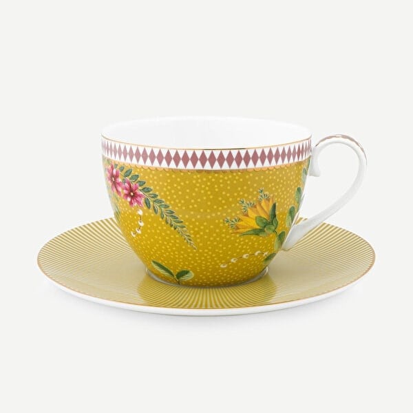 Pip Studio Sarı Porselen Çay Fincan Seti 280 Ml 51004153