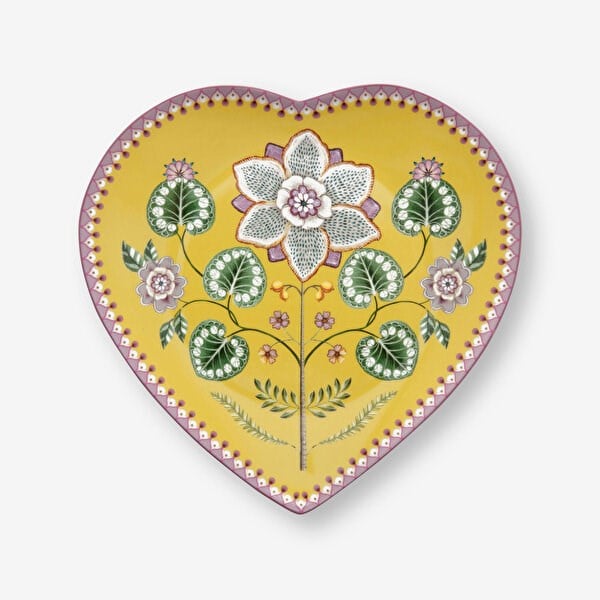 Pip Studio Sarı Porselen Servis Tabağı 21,5 Cm 51001559