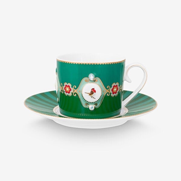 Pip Studio Yeşil Porselen Çay Fincan Seti 250 Ml 51004229