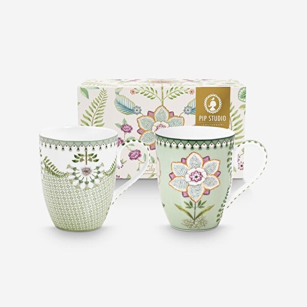 Pip Studio Yeşil Porselen Kupa 350 Ml 51002504