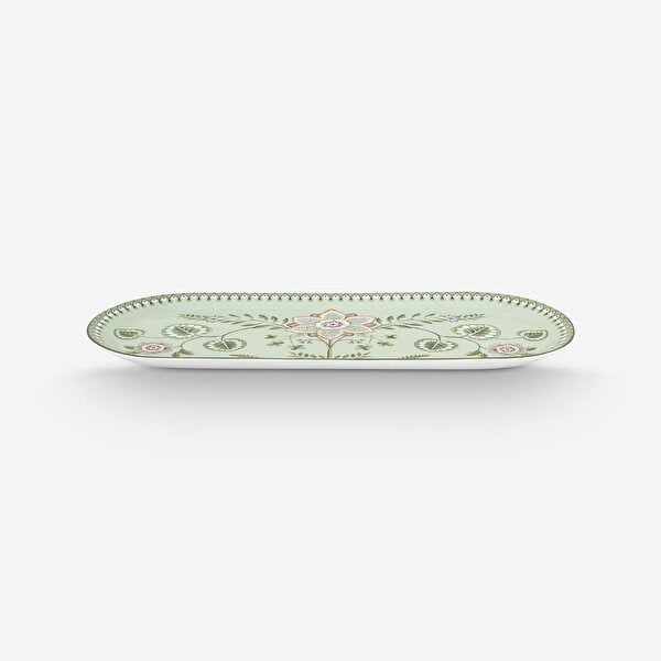 Pip Studio Yeşil Porselen Servis Tabağı 33 Cm 51018172